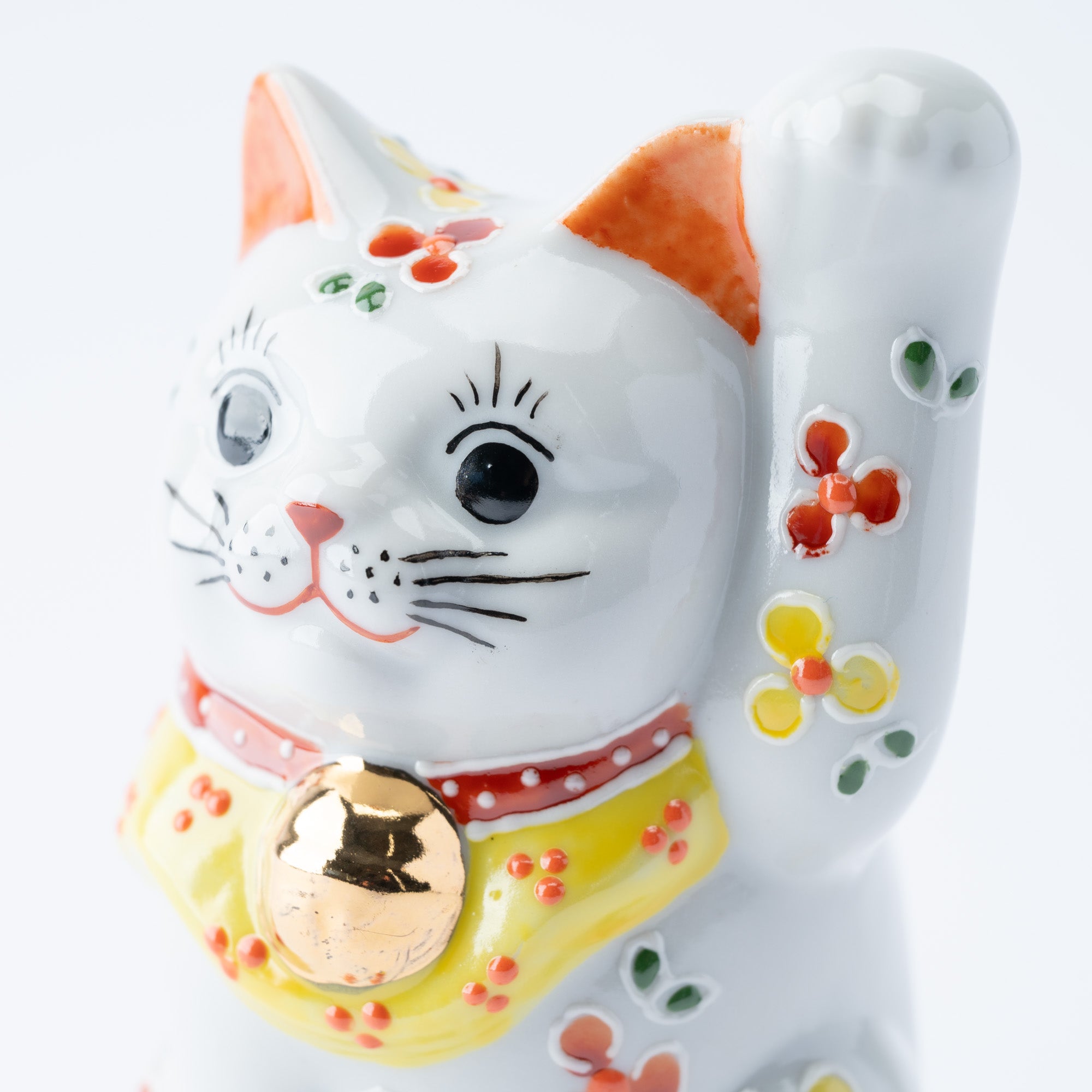 3.3号招き猫　3.3号招き猫 小花 - JAPAN KUTANI SHOP