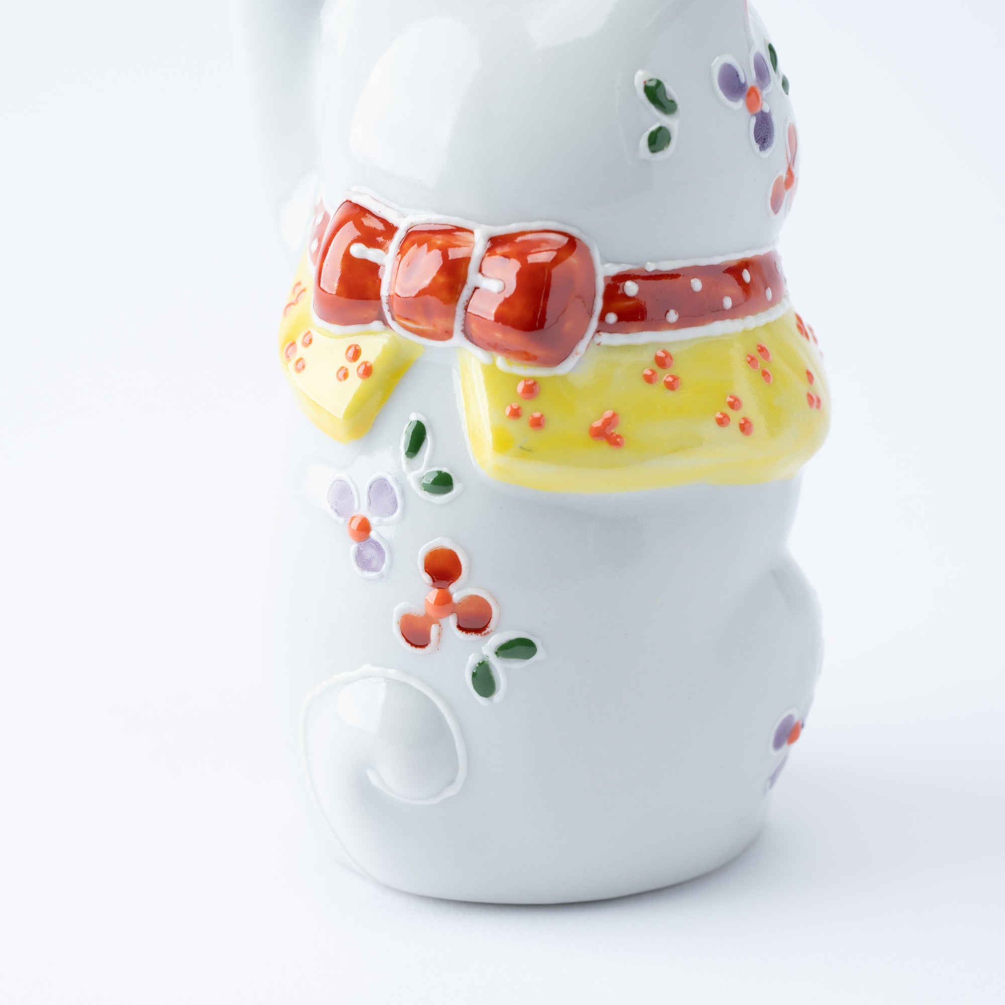 3.3号招き猫　3.3号招き猫 小花 - JAPAN KUTANI SHOP