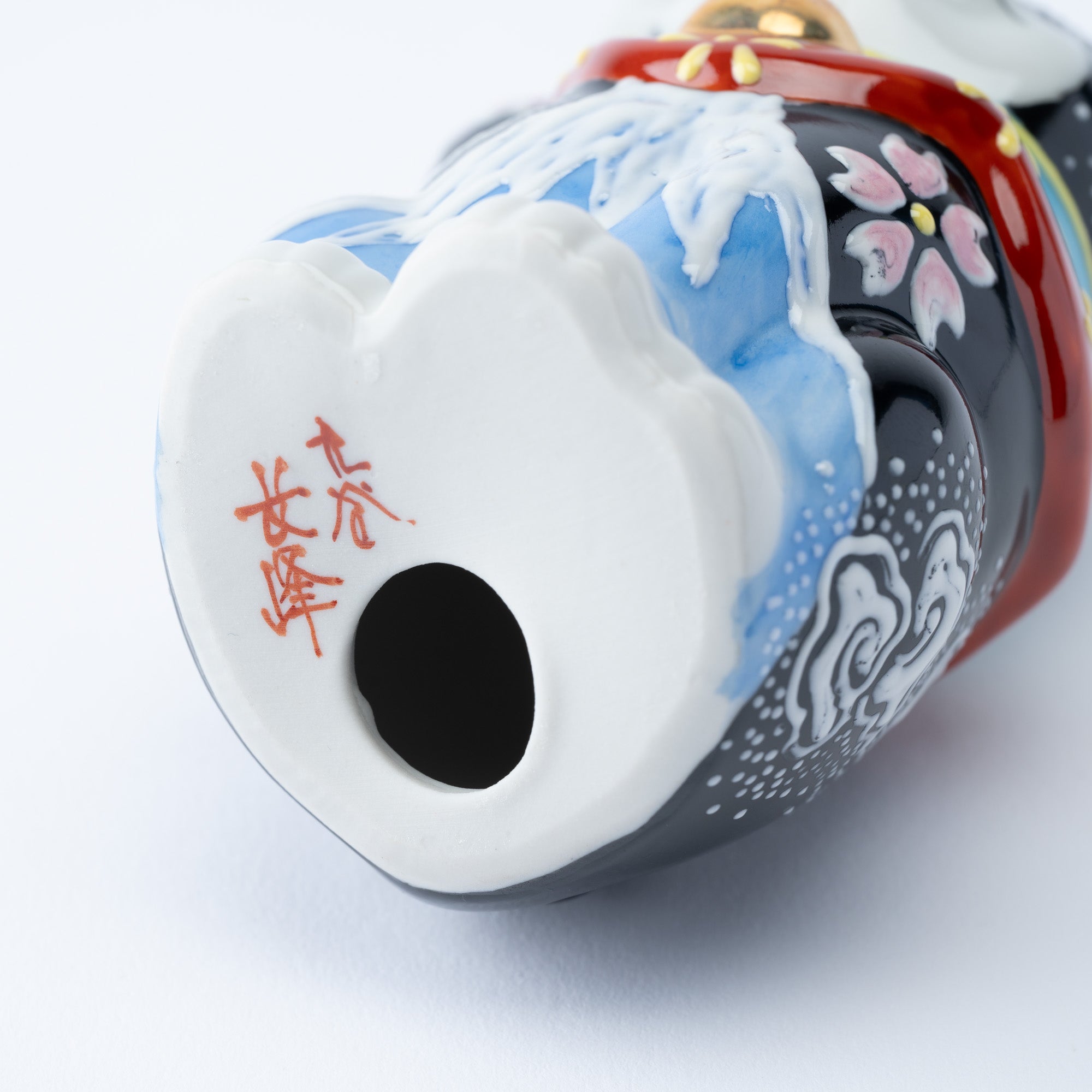 4号招き猫 白富士 赤富士 - JAPAN KUTANI SHOP
