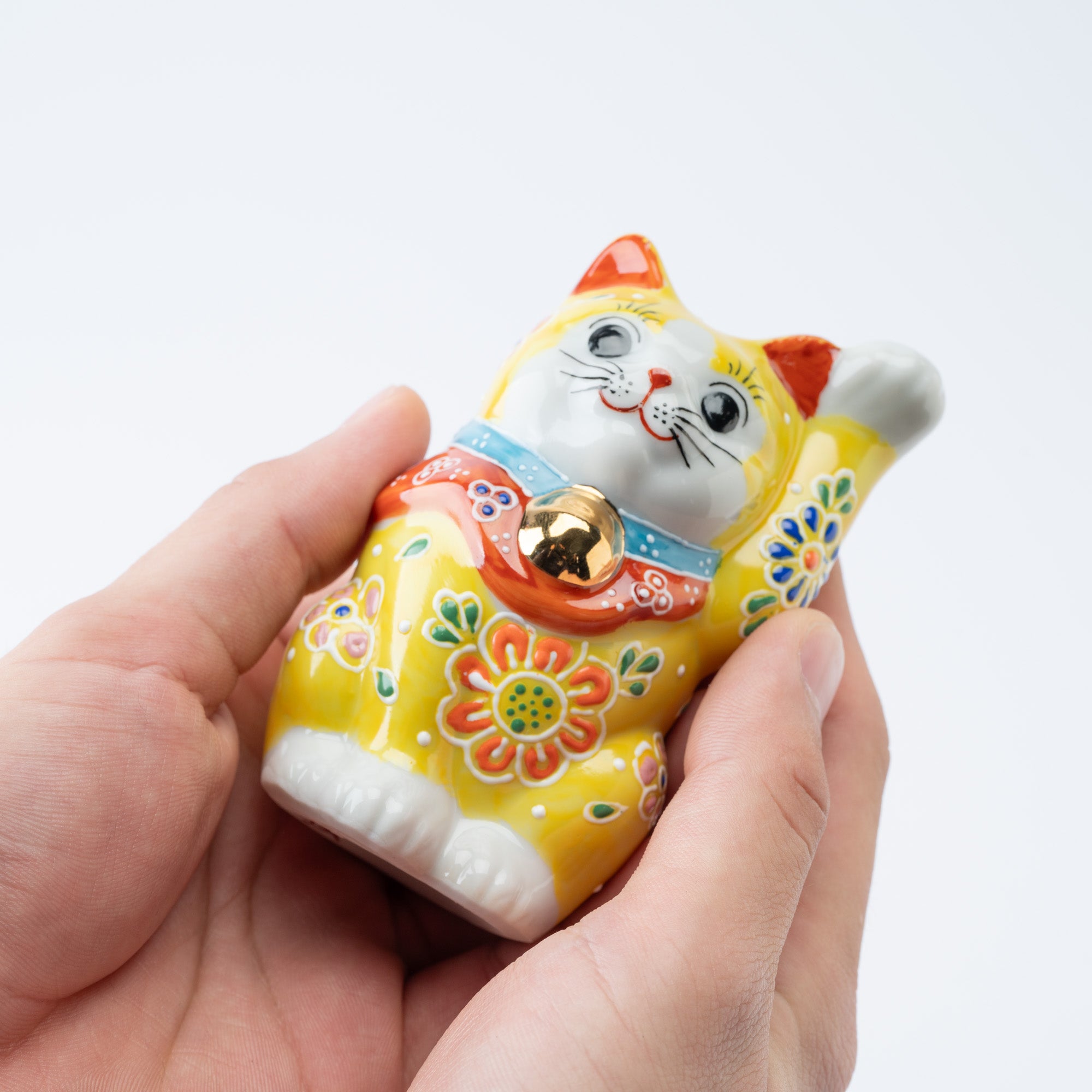 3.3号招き猫 黄盛 - JAPAN KUTANI SHOP