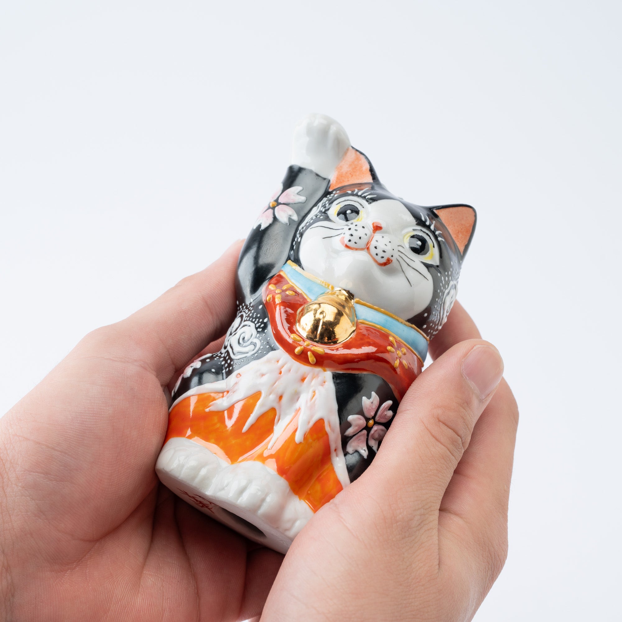 4号招き猫 白富士 赤富士 - JAPAN KUTANI SHOP