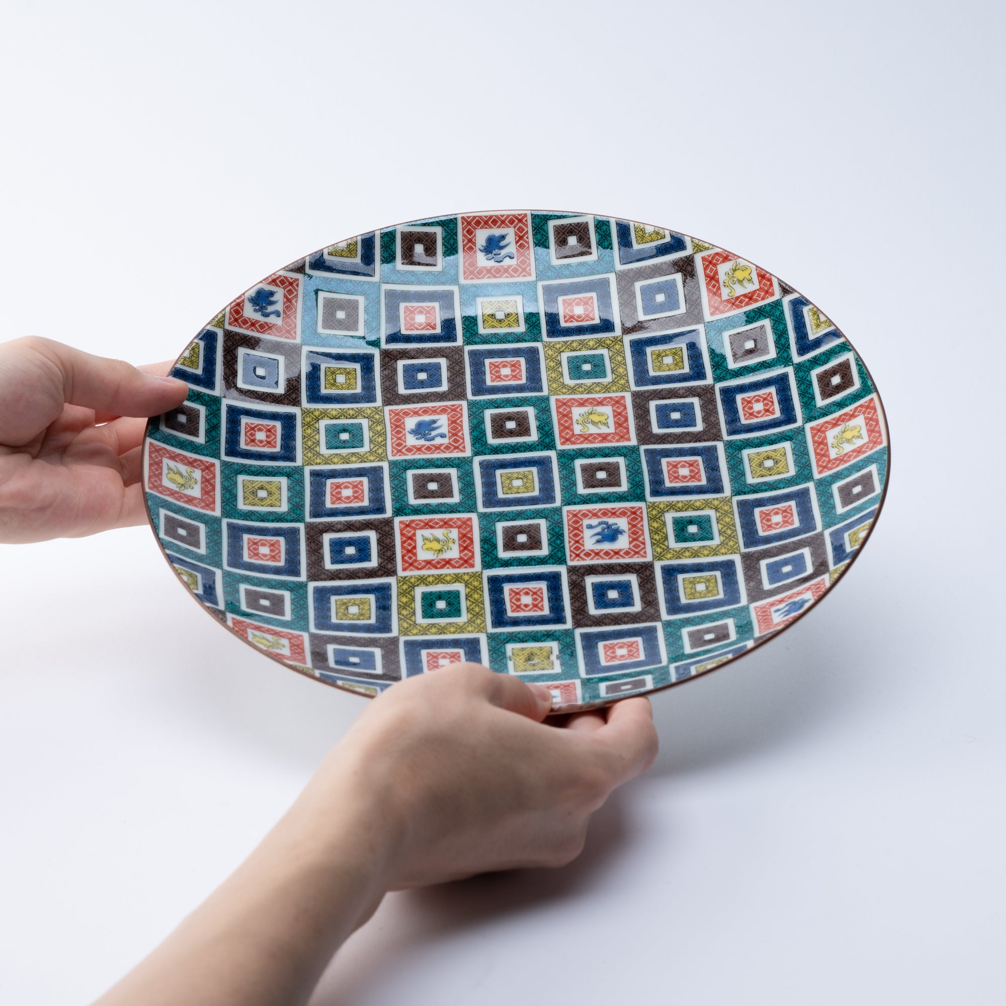 Color Tiles Platter