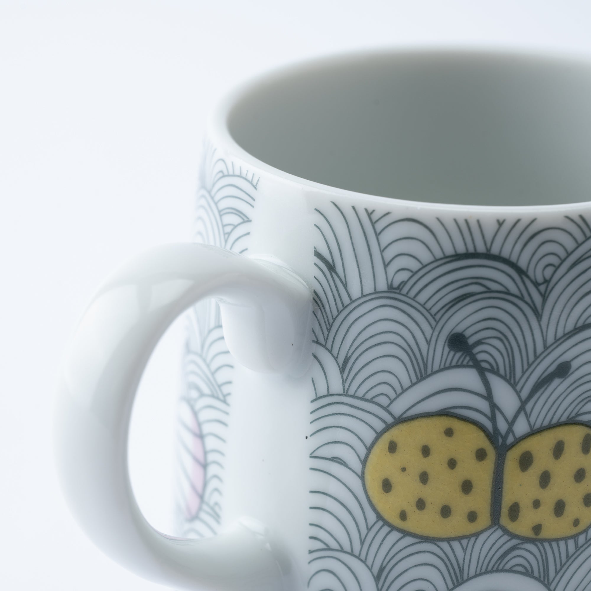 Flying Friends Mug - JAPAN KUTANI SHOP