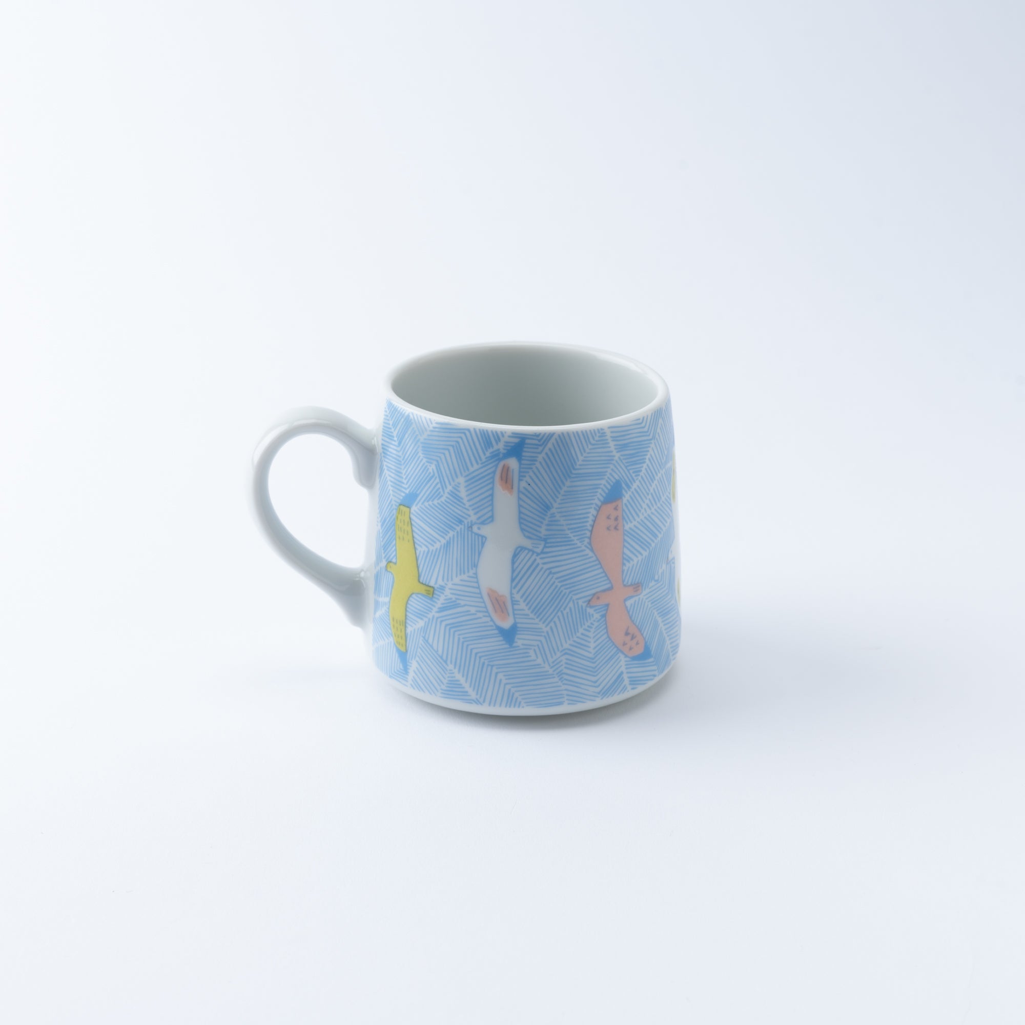 Flying Friends Mug - JAPAN KUTANI SHOP