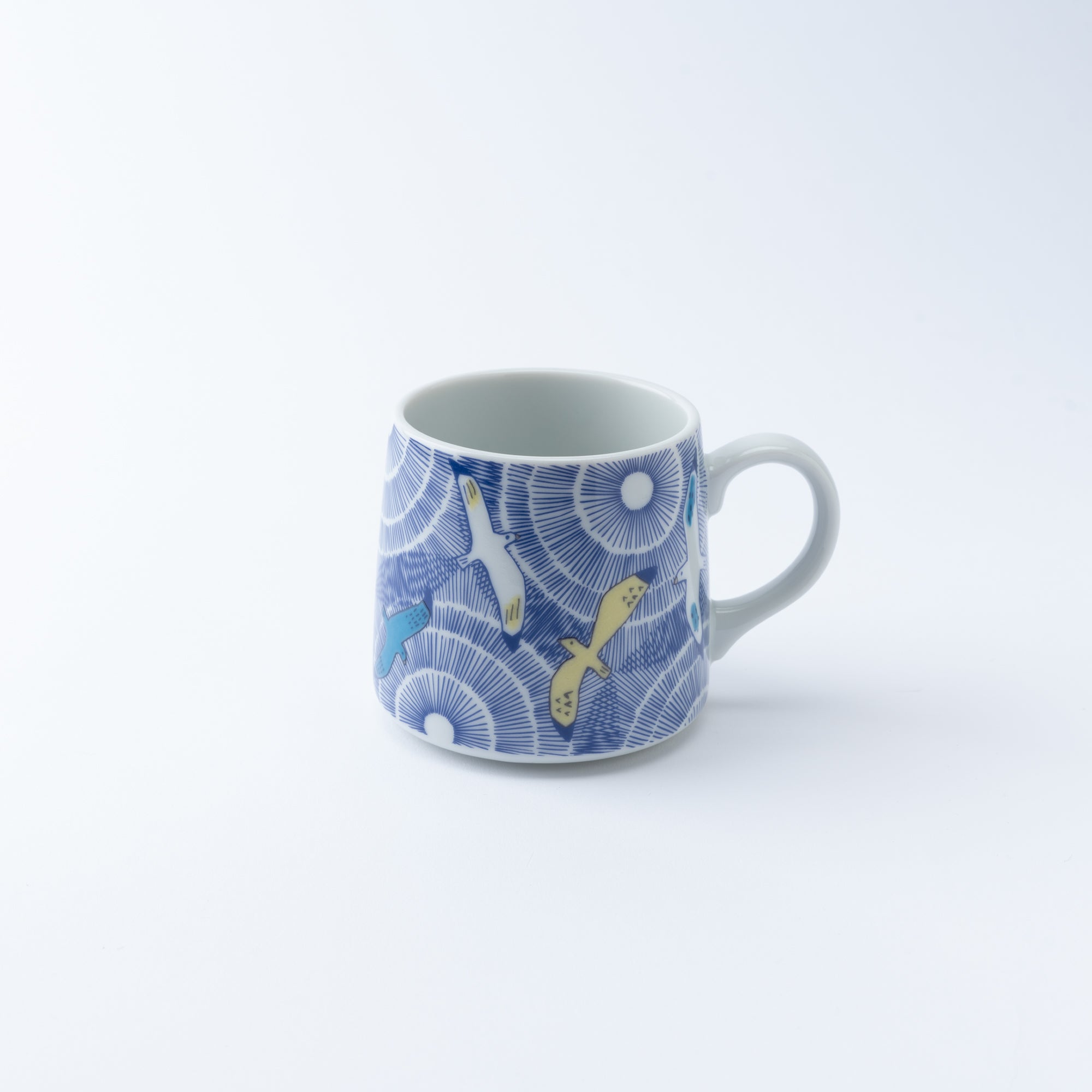 Flying Friends Mug - JAPAN KUTANI SHOP