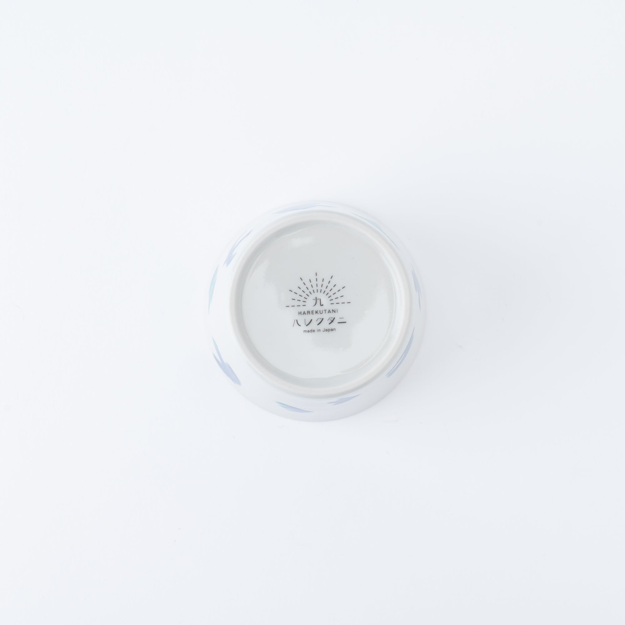 Playful Blue Japanese Teacup