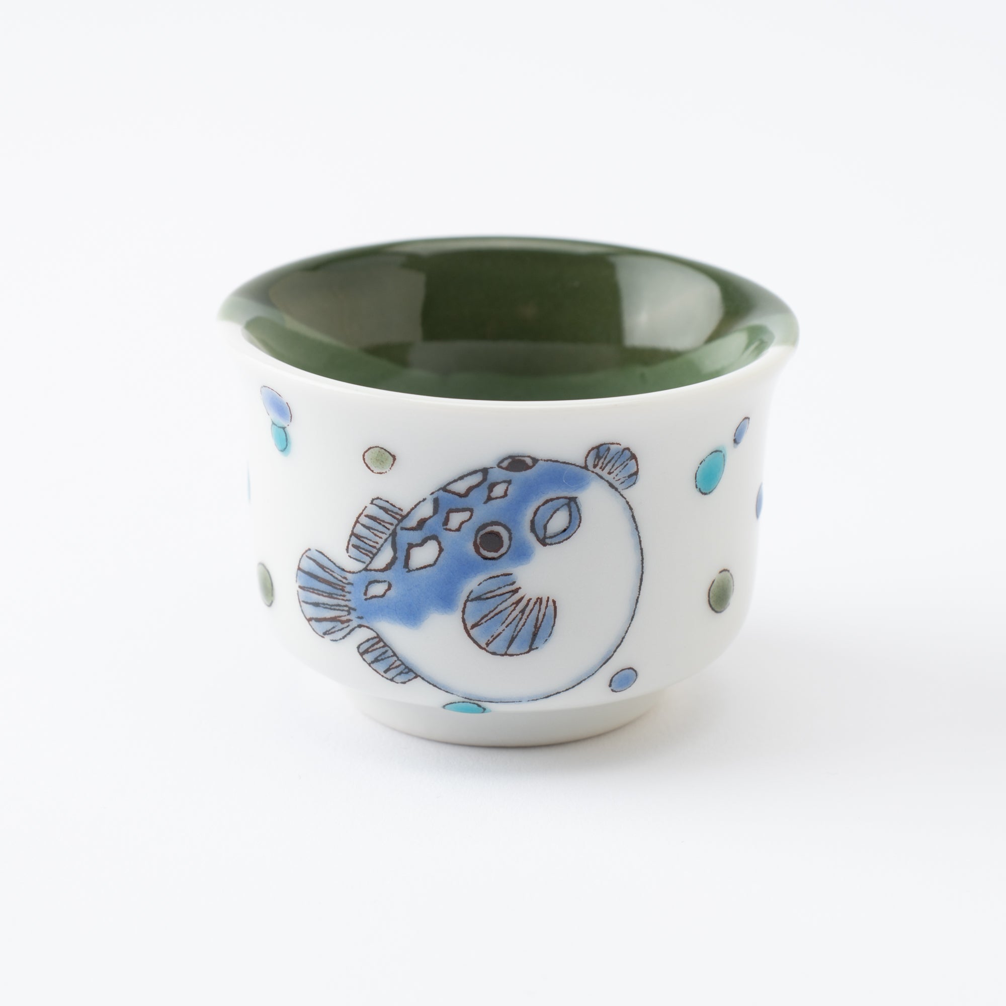 Puffer Fish Sake Set with Tray