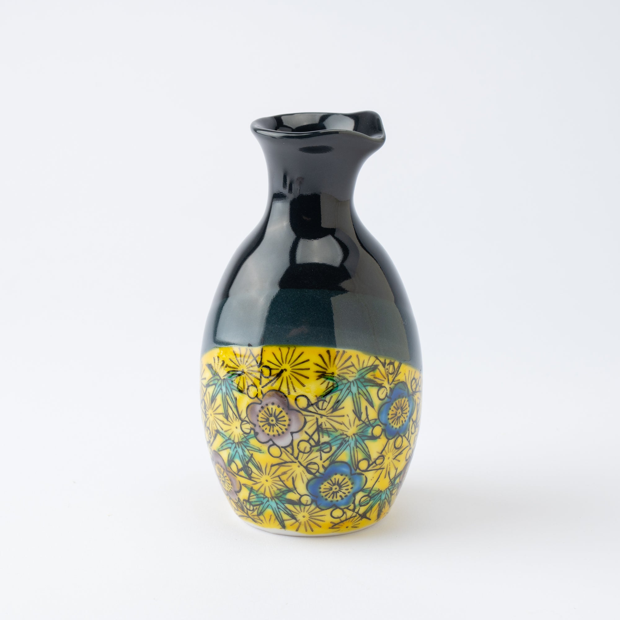 Pine, Bamboo, and Plum Sake Set with Tray