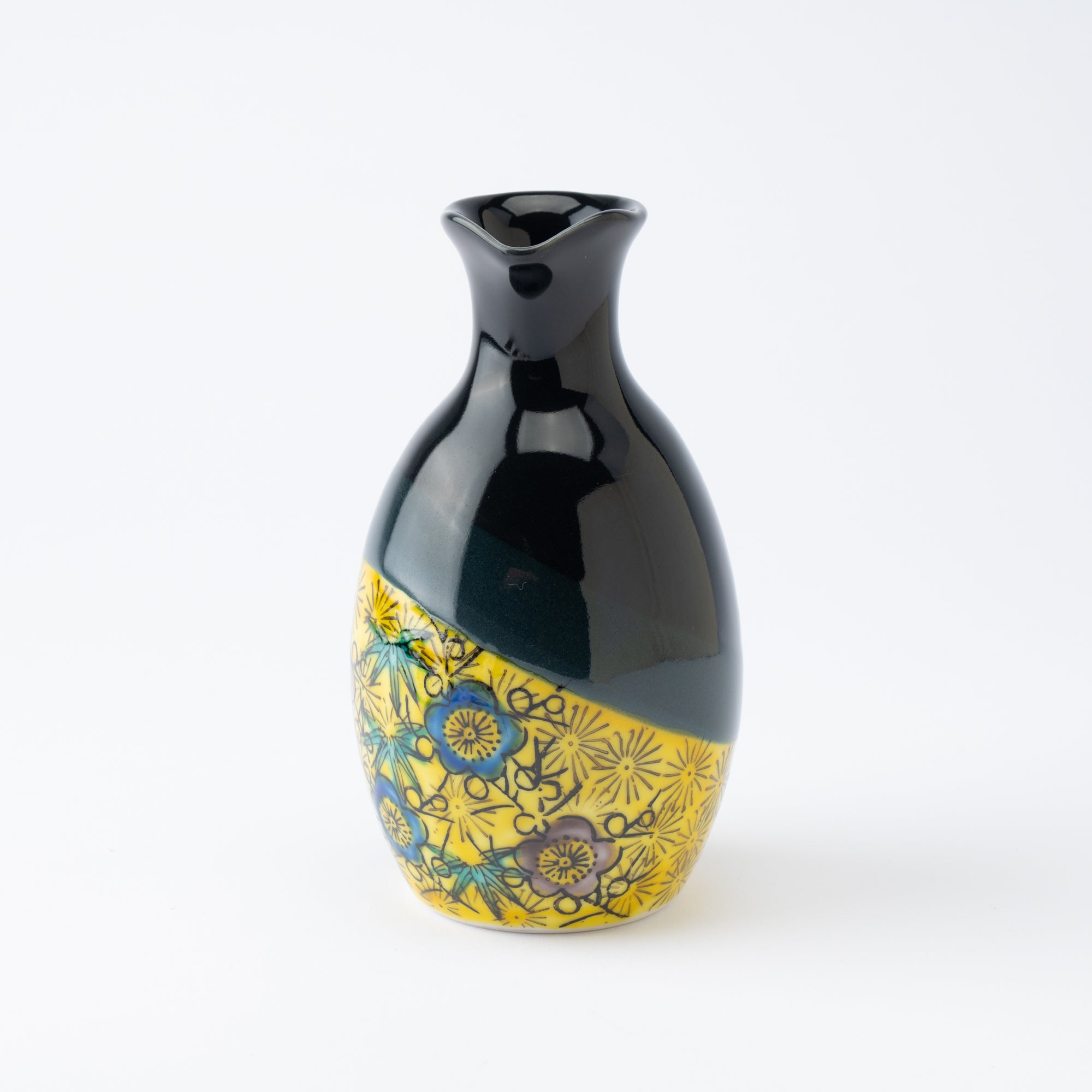 Pine, Bamboo, and Plum Sake Set with Tray