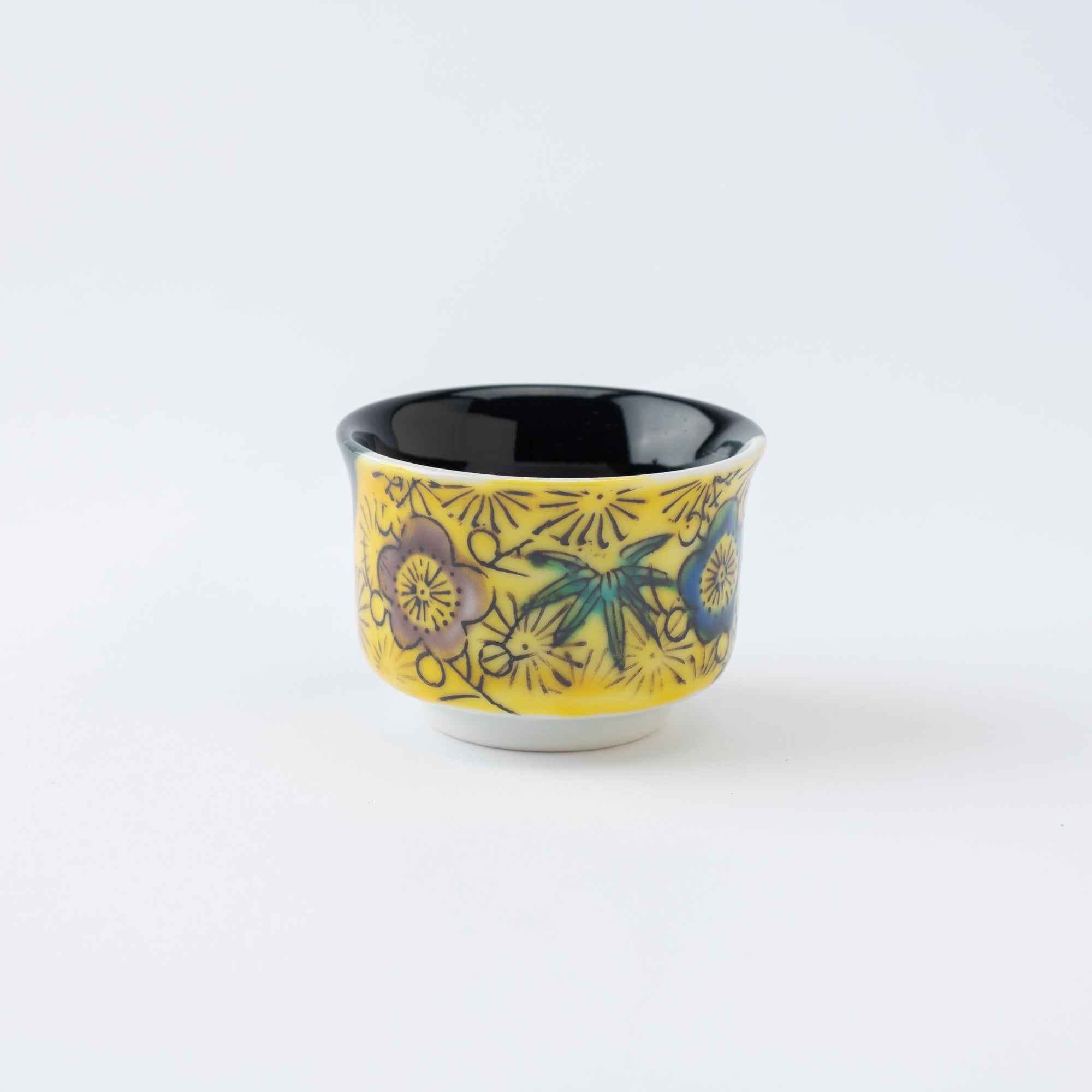 Pine, Bamboo, and Plum Sake Set with Tray