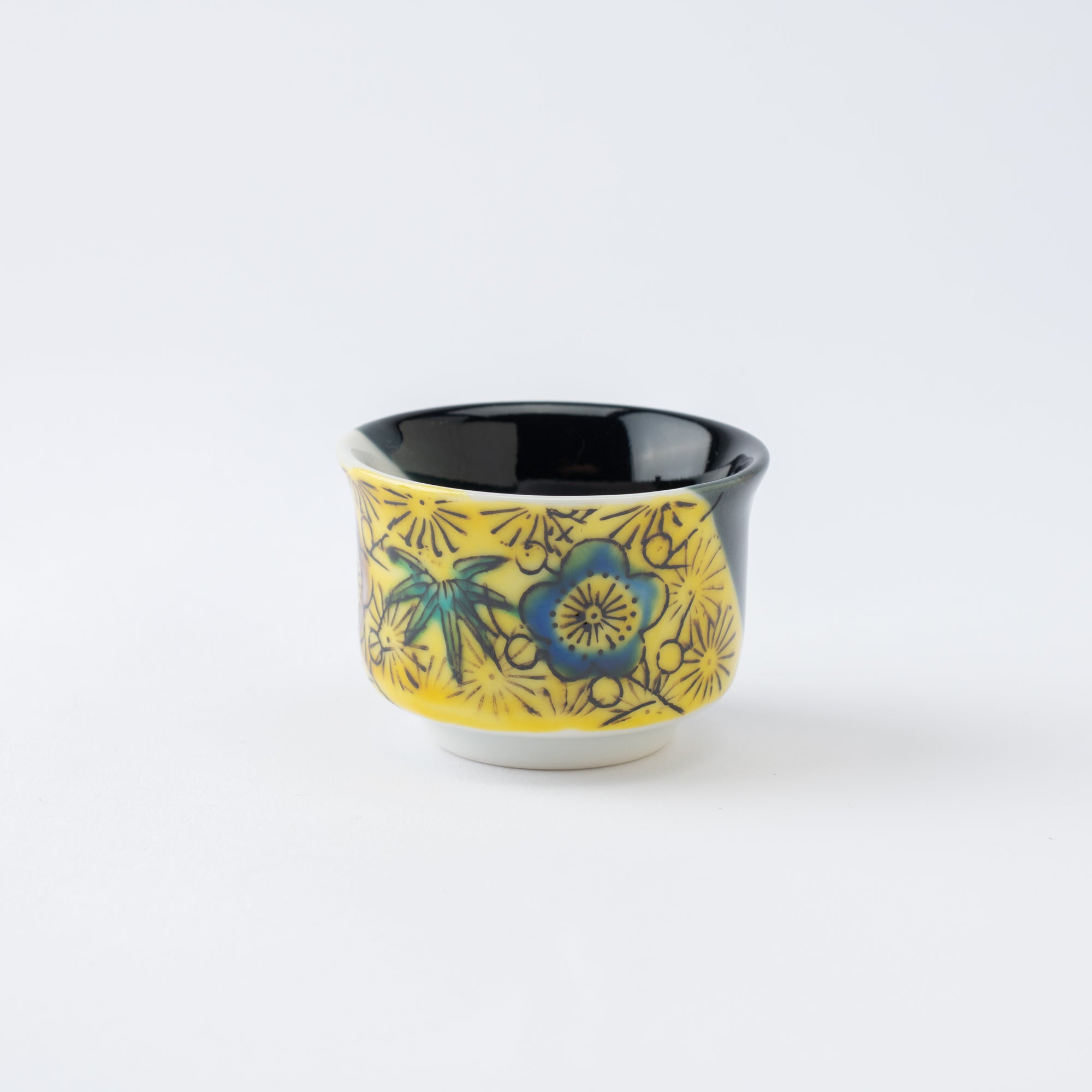 Pine, Bamboo, and Plum Sake Set with Tray