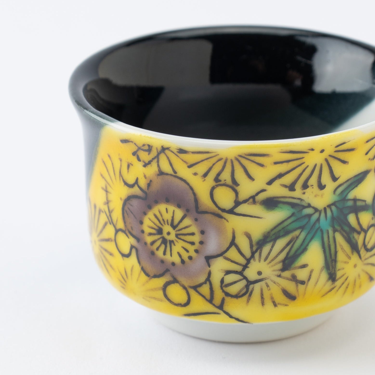 Pine, Bamboo, and Plum Sake Set with Tray