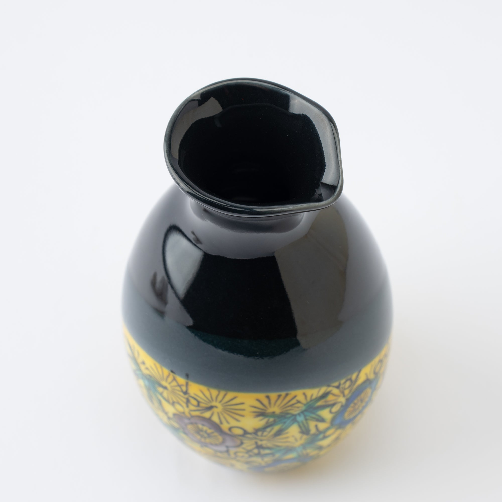 Pine, Bamboo, and Plum Sake Set with Tray