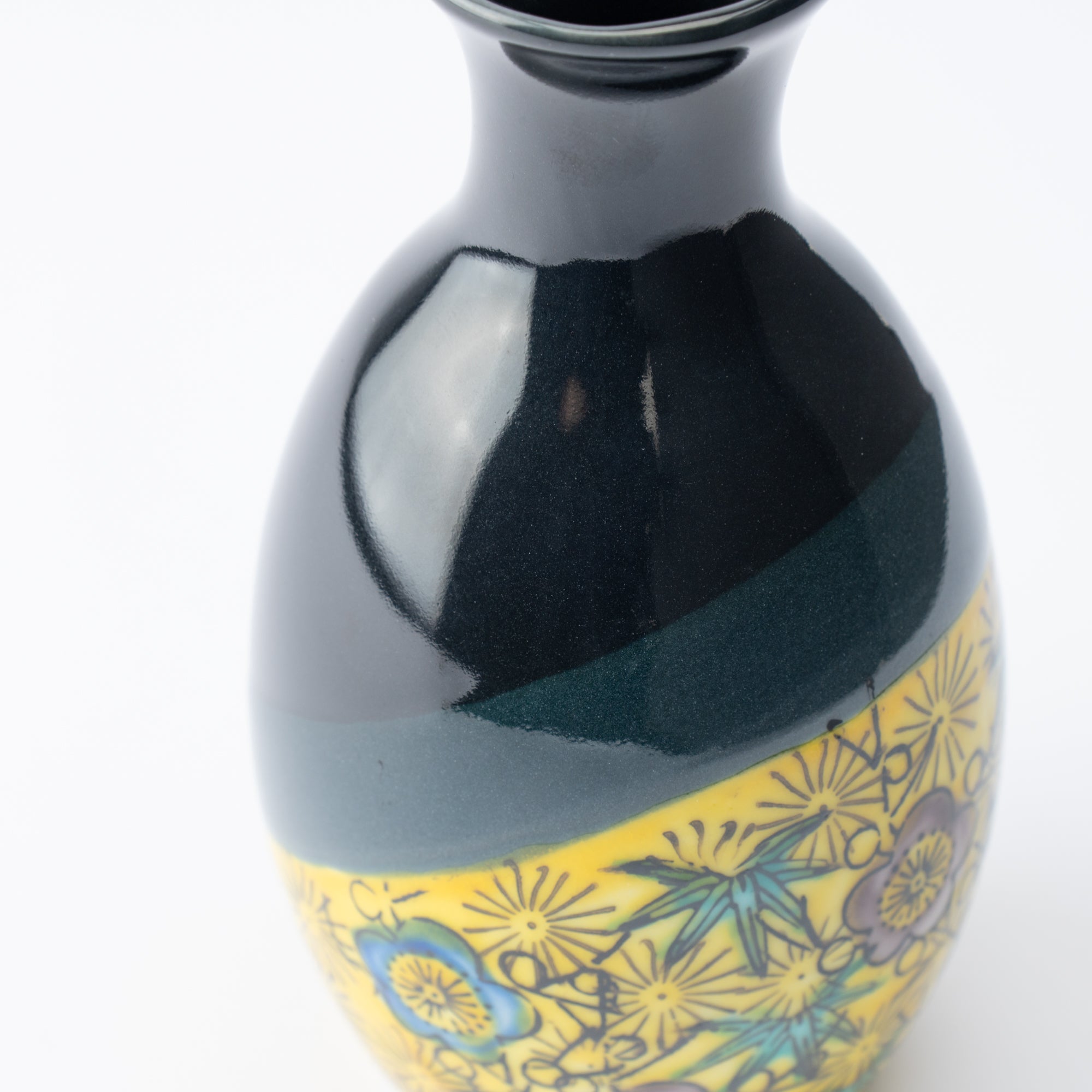 Pine, Bamboo, and Plum Sake Set with Tray