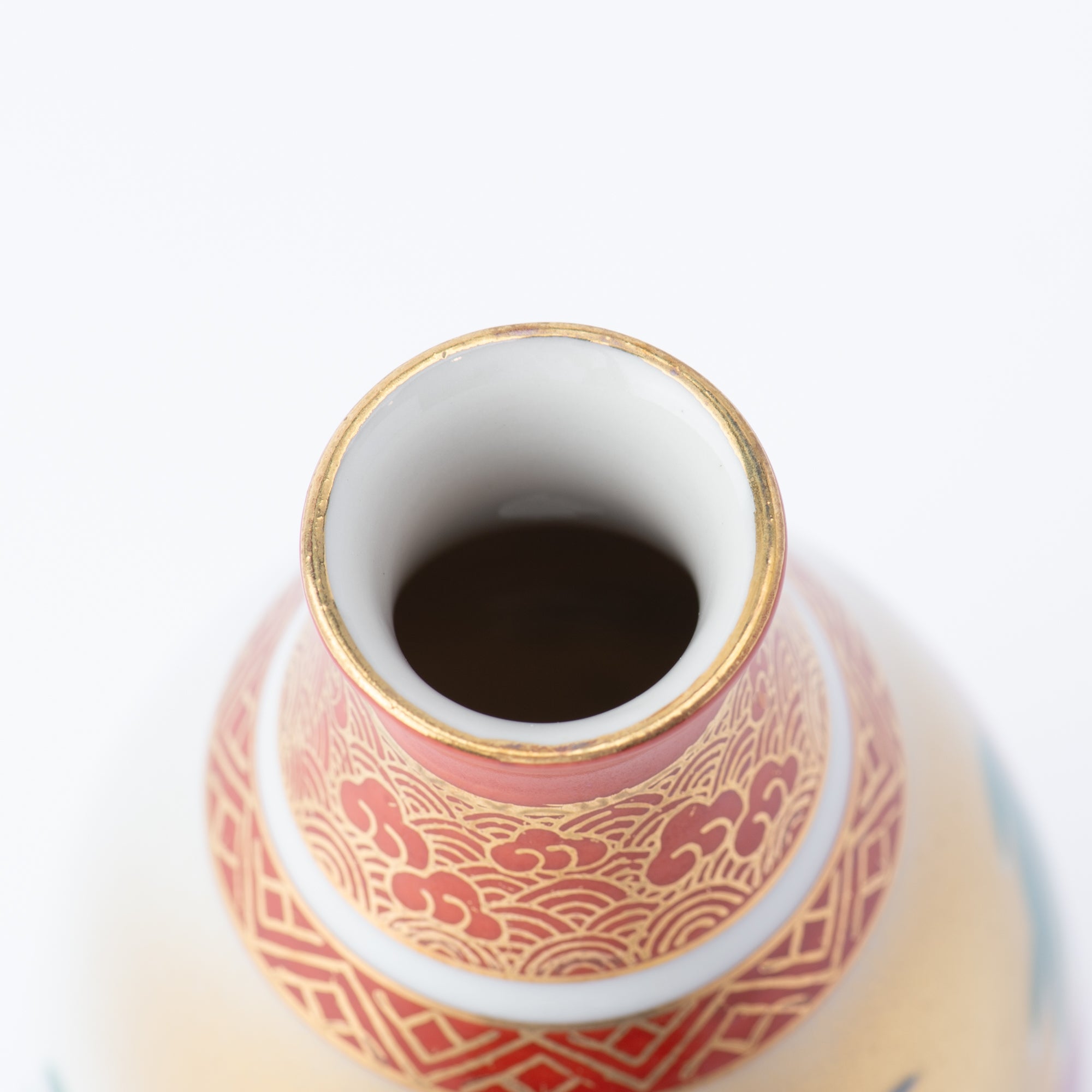 Peacock and Peony Sake Set