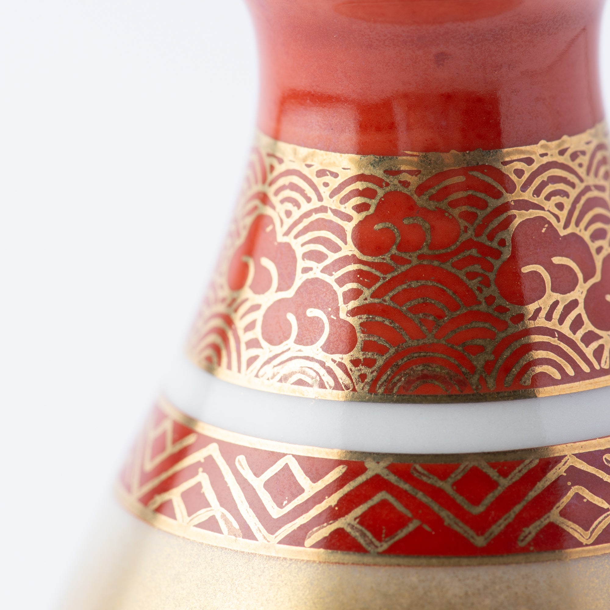 Peacock and Peony Sake Set