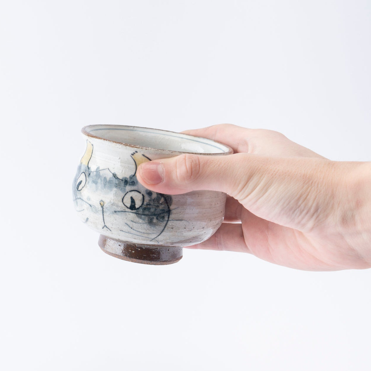 Curious Cat Japanese Teacup