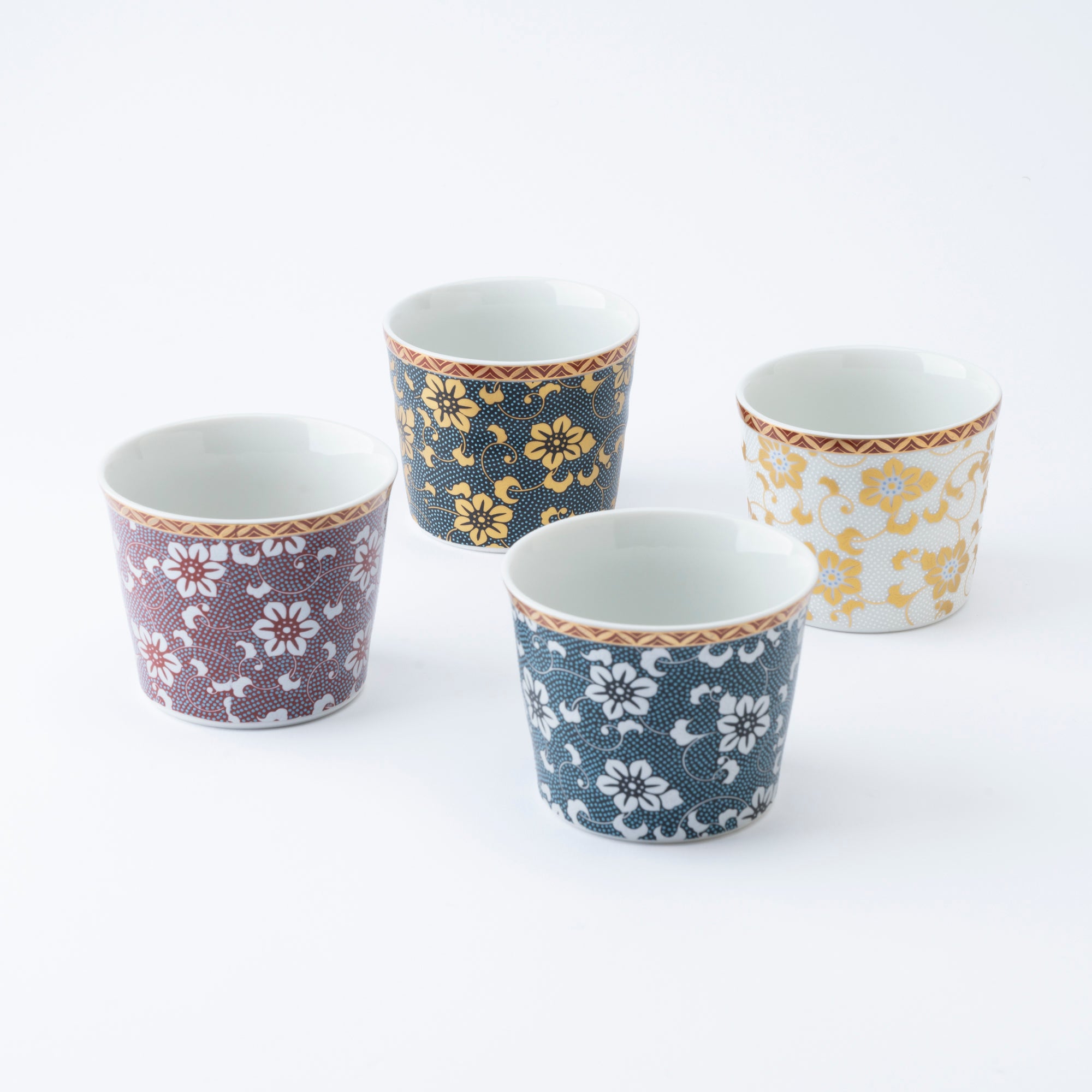 Clematis Chibu Soba Choko Cup - JAPAN KUTANI SHOP