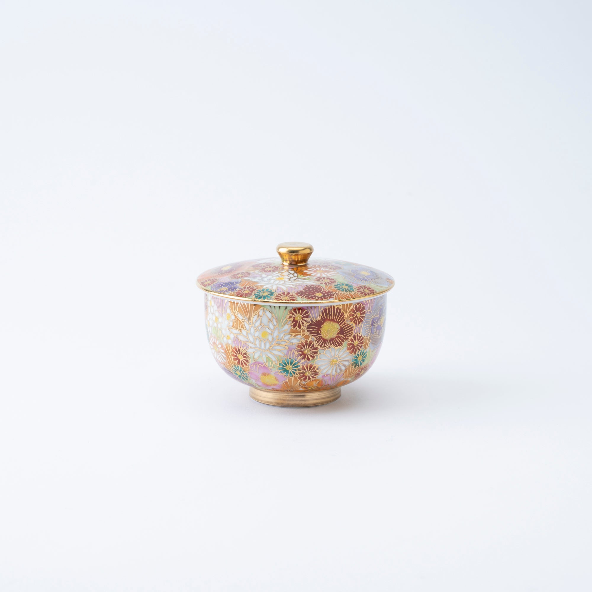 Hanazume Japanese Teacup Pair - JAPAN KUTANI SHOP