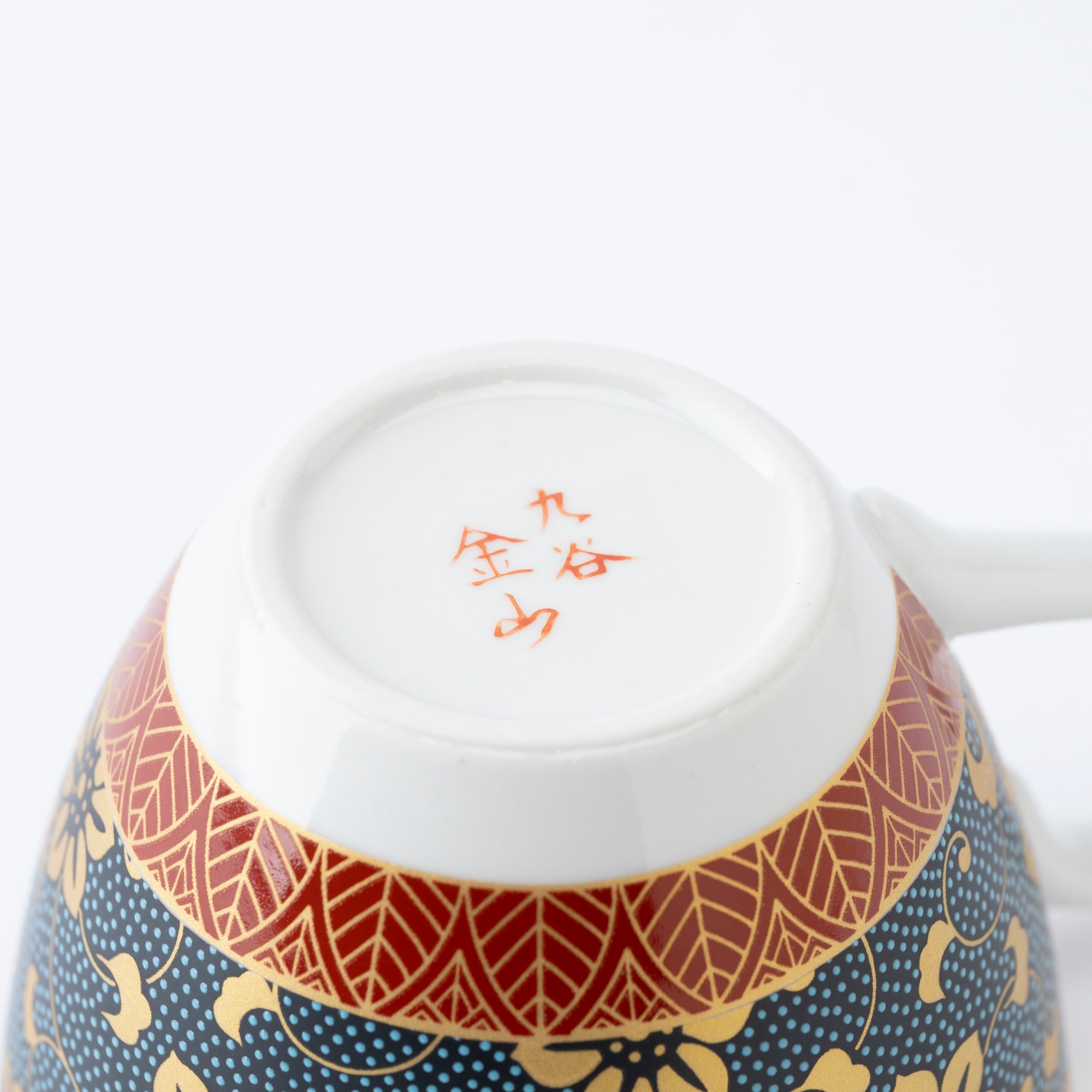 Clematis Chibu Cup & Saucer - JAPAN KUTANI SHOP