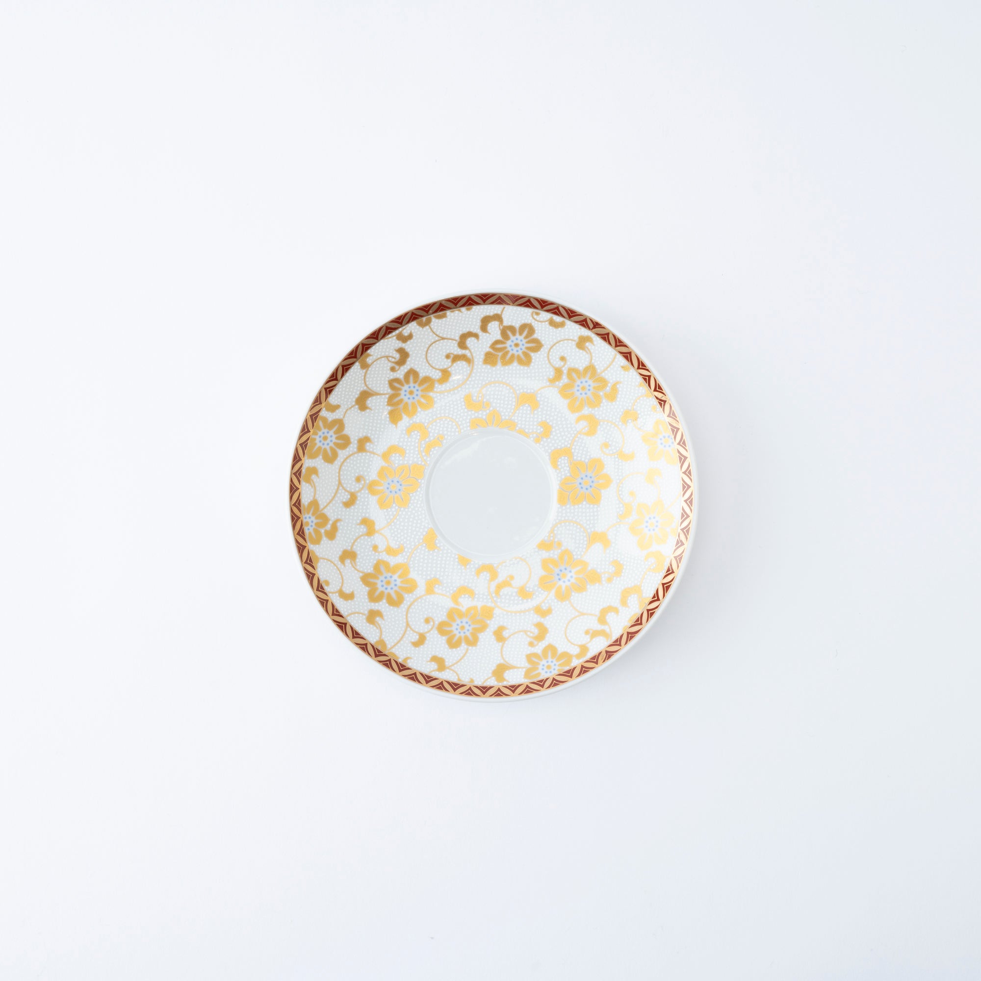 Clematis Chibu Cup & Saucer - JAPAN KUTANI SHOP