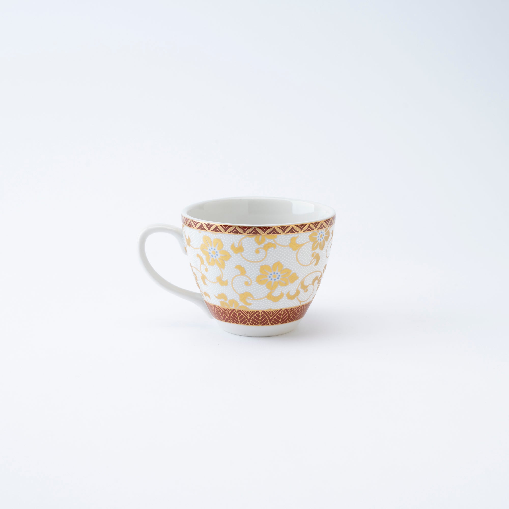 Clematis Chibu Cup & Saucer - JAPAN KUTANI SHOP