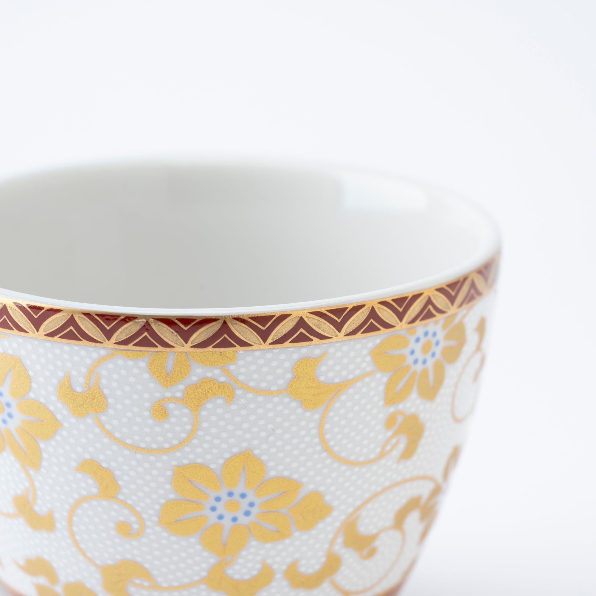 Clematis Chibu Cup & Saucer - JAPAN KUTANI SHOP