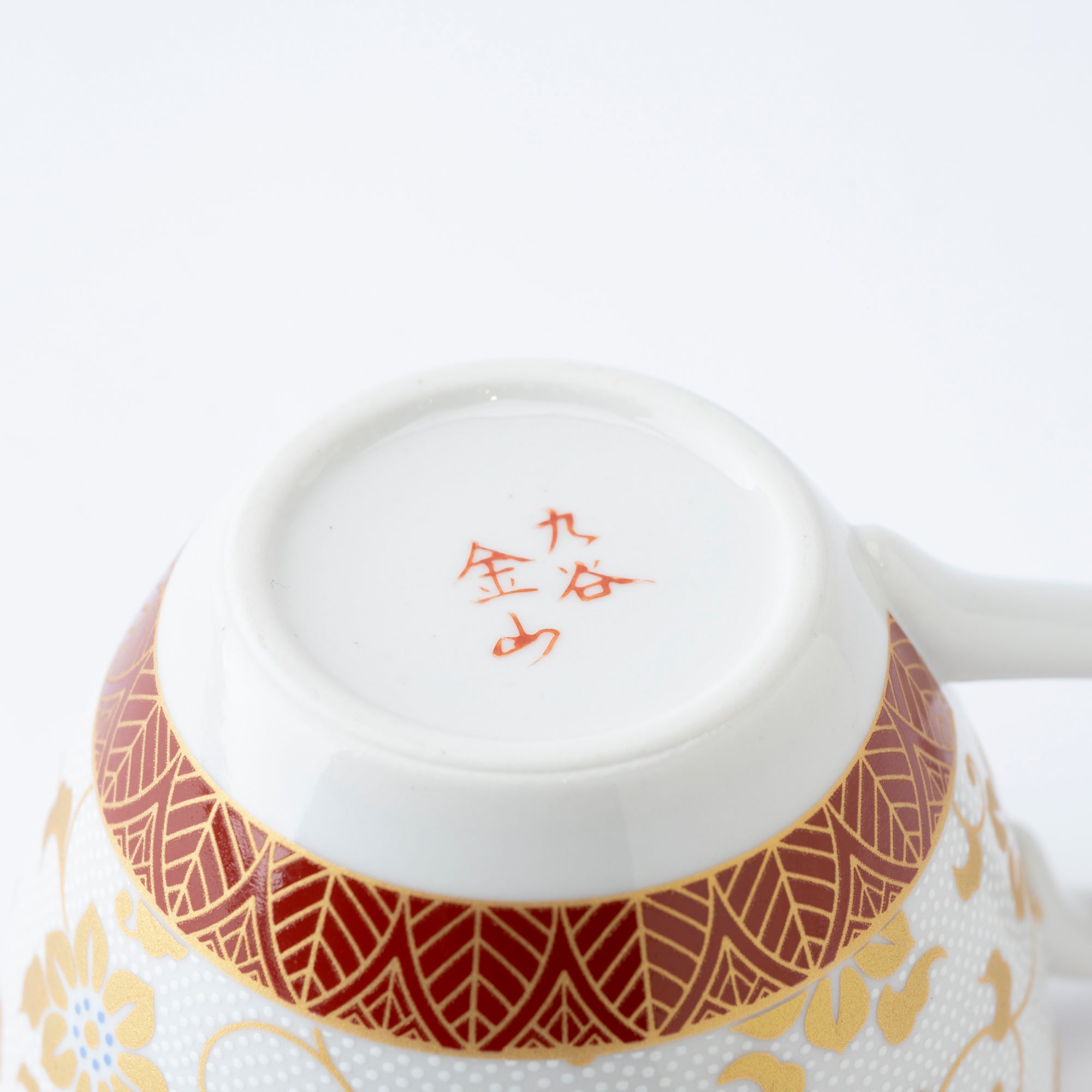 Clematis Chibu Cup & Saucer - JAPAN KUTANI SHOP