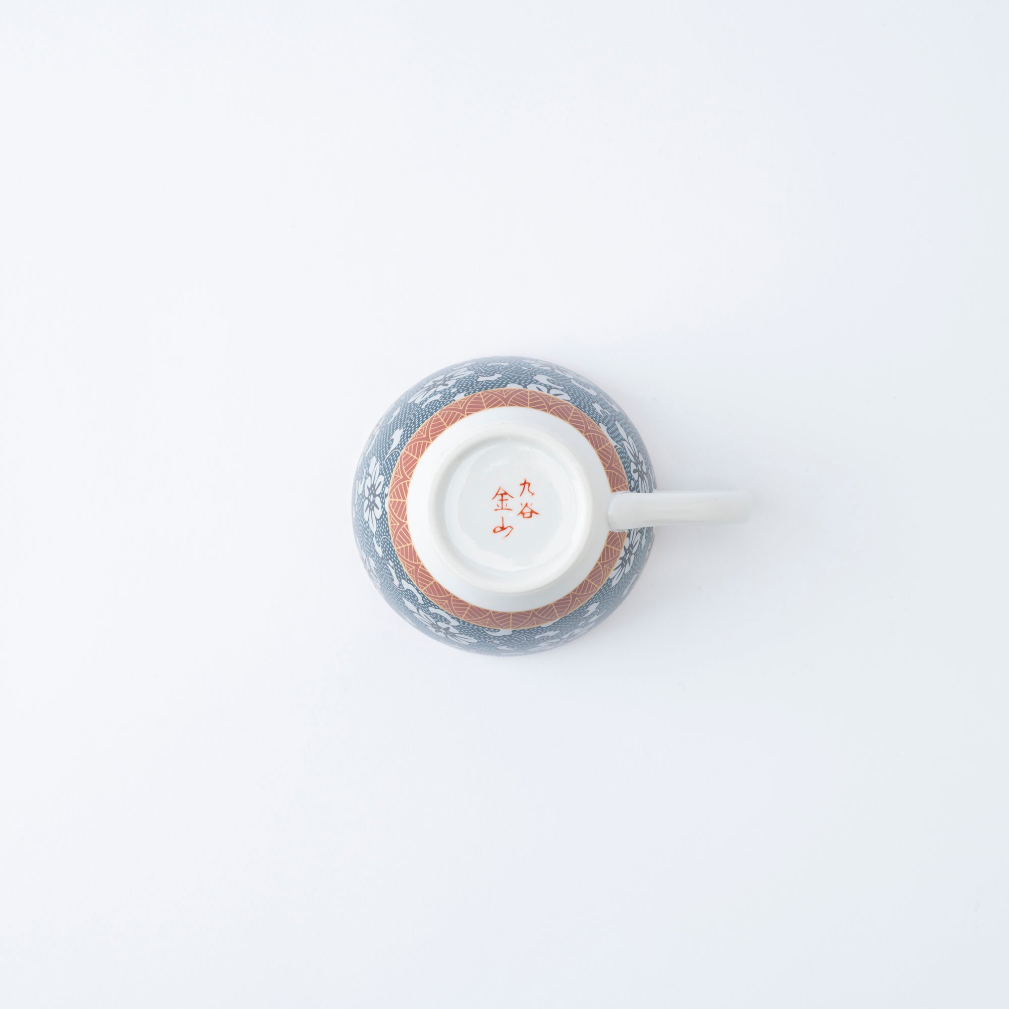 Clematis Chibu Cup & Saucer - JAPAN KUTANI SHOP