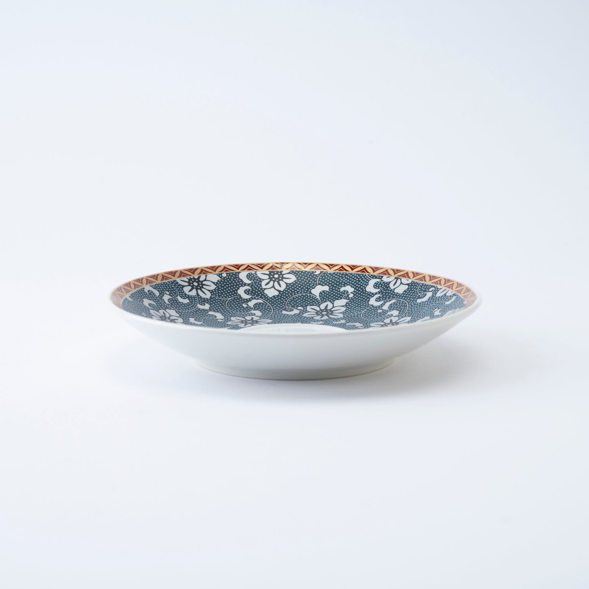 Clematis Chibu Cup & Saucer - JAPAN KUTANI SHOP