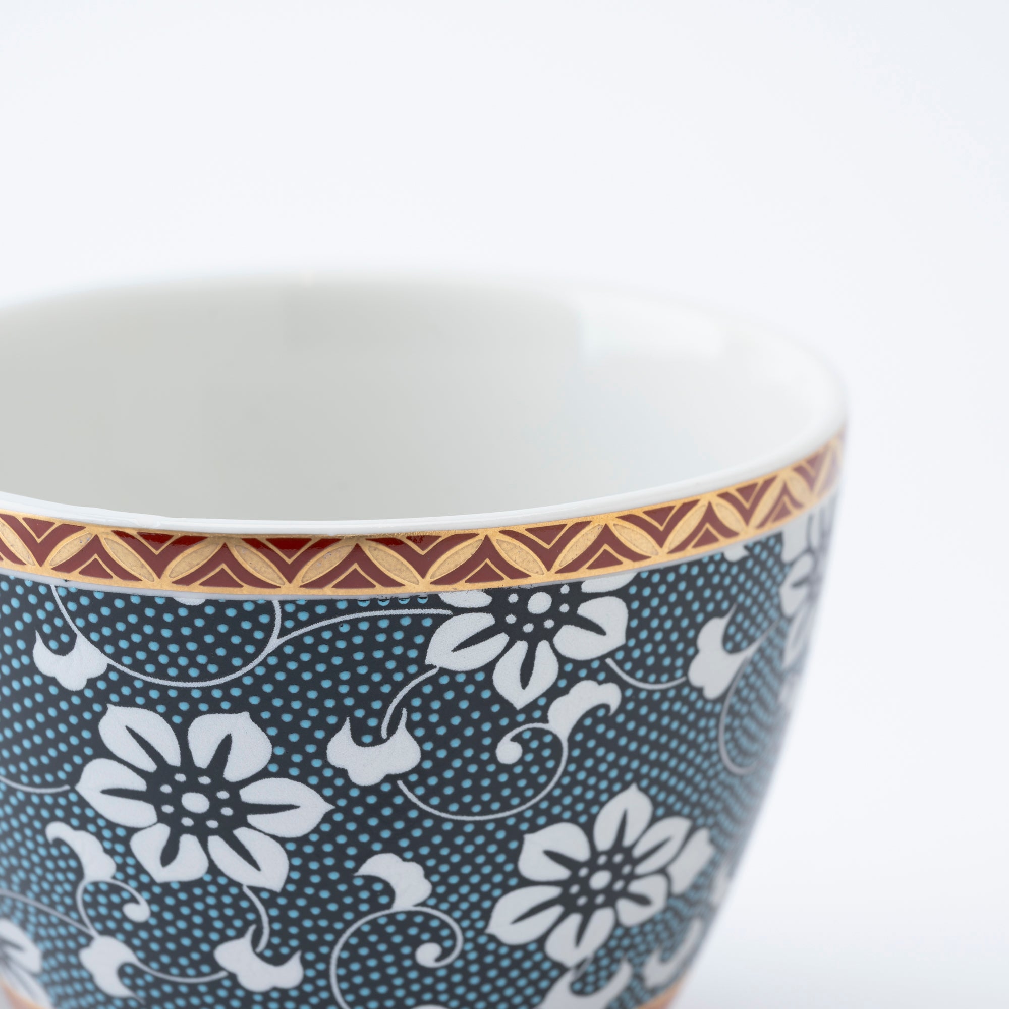 Clematis Chibu Cup & Saucer - JAPAN KUTANI SHOP