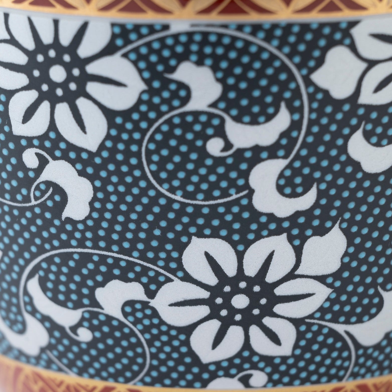 Clematis Chibu Cup & Saucer - JAPAN KUTANI SHOP