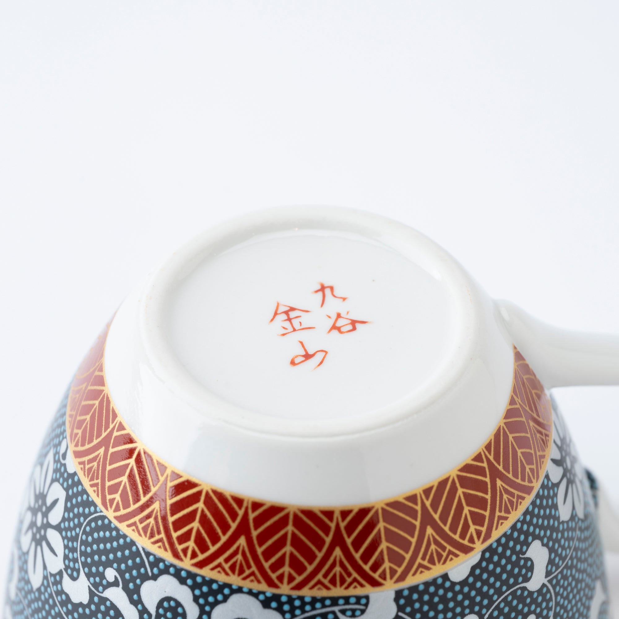 Clematis Chibu Cup & Saucer - JAPAN KUTANI SHOP