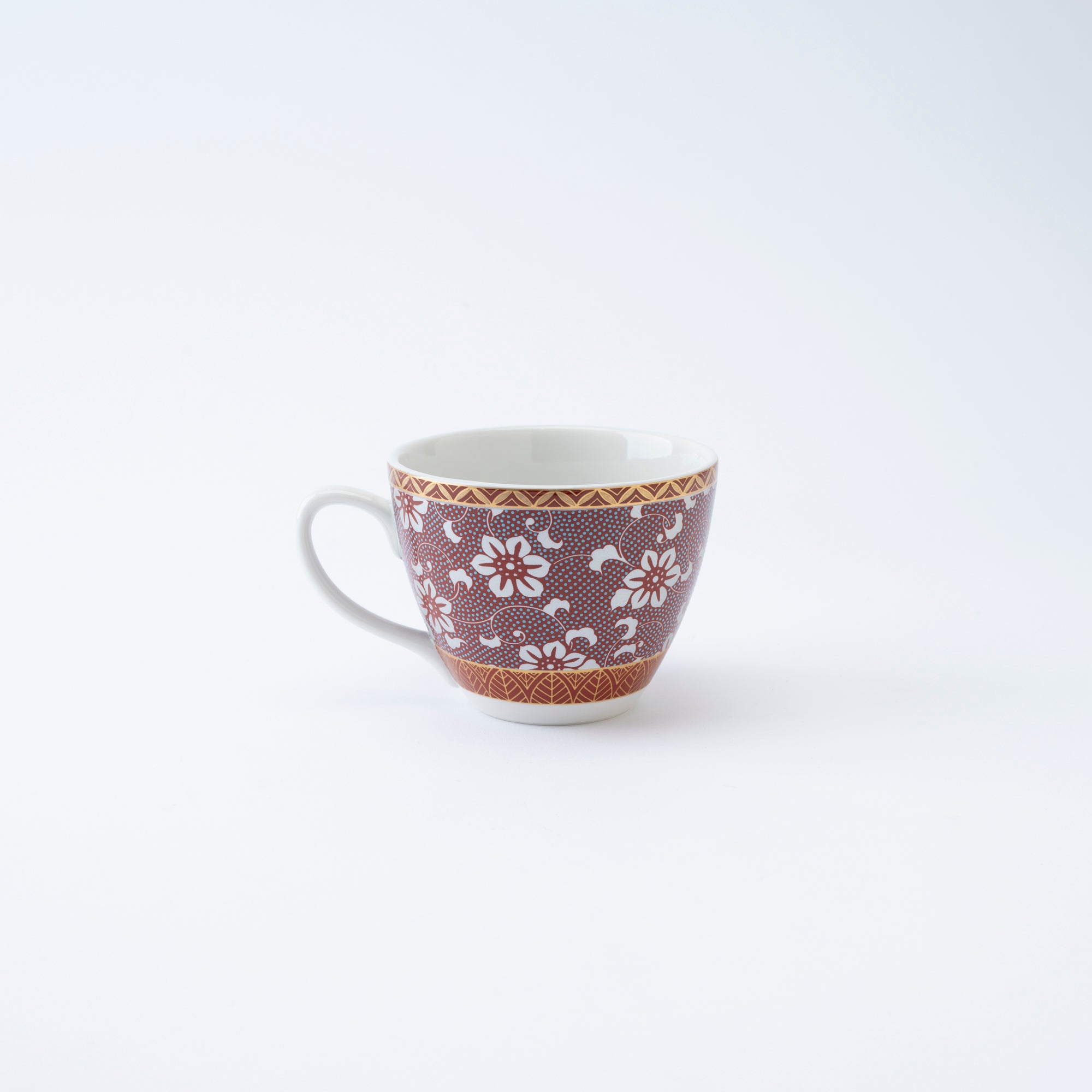 Clematis Chibu Cup & Saucer - JAPAN KUTANI SHOP