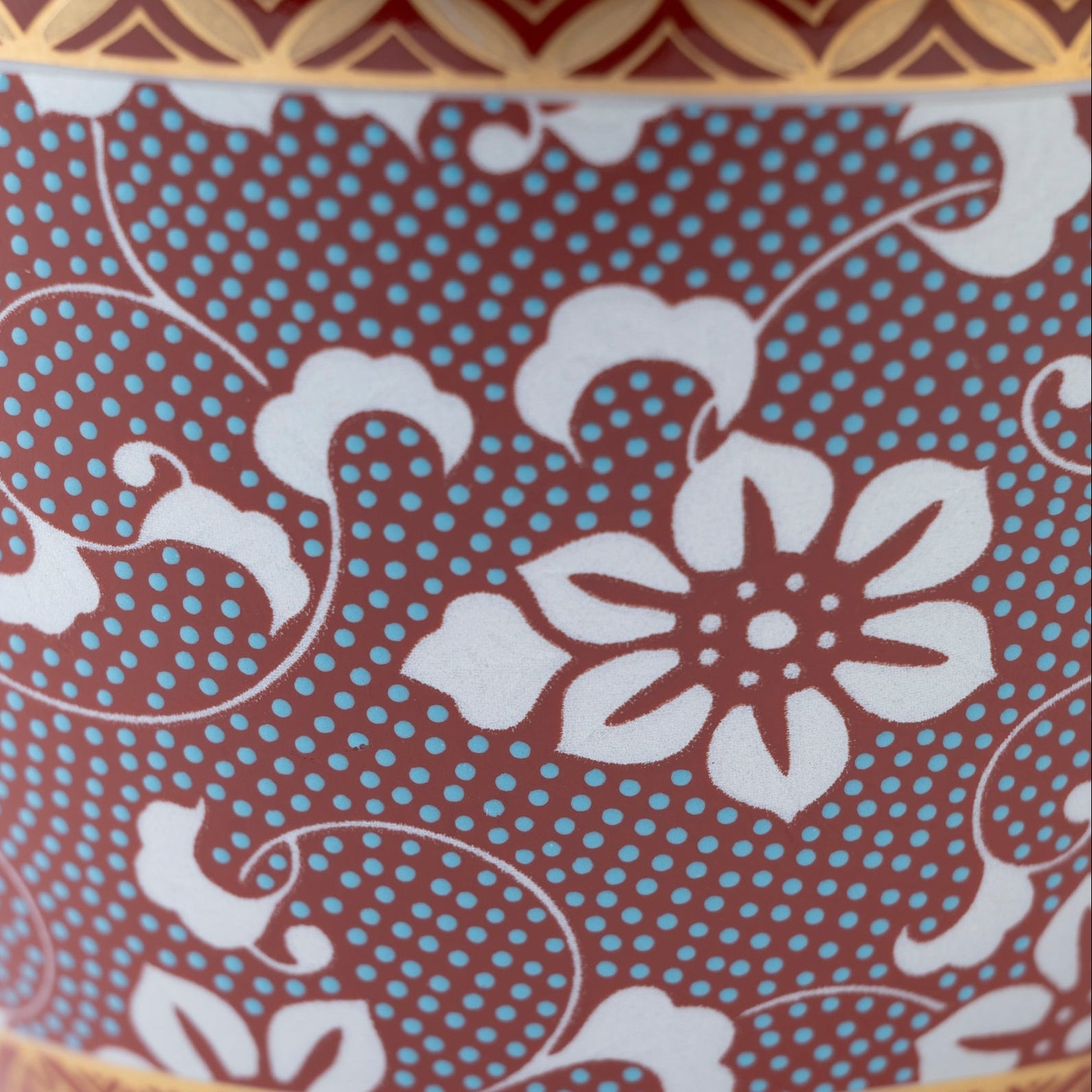 Clematis Chibu Cup & Saucer - JAPAN KUTANI SHOP