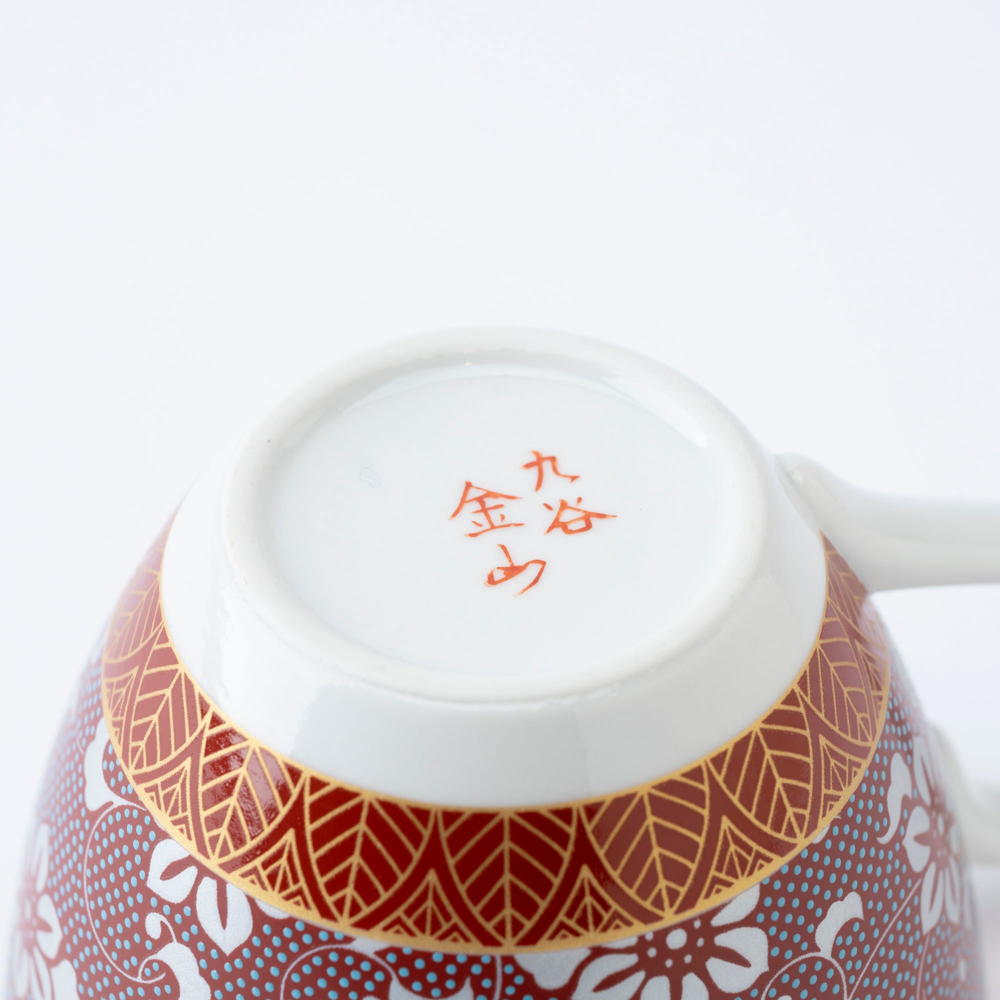 Clematis Chibu Cup & Saucer - JAPAN KUTANI SHOP