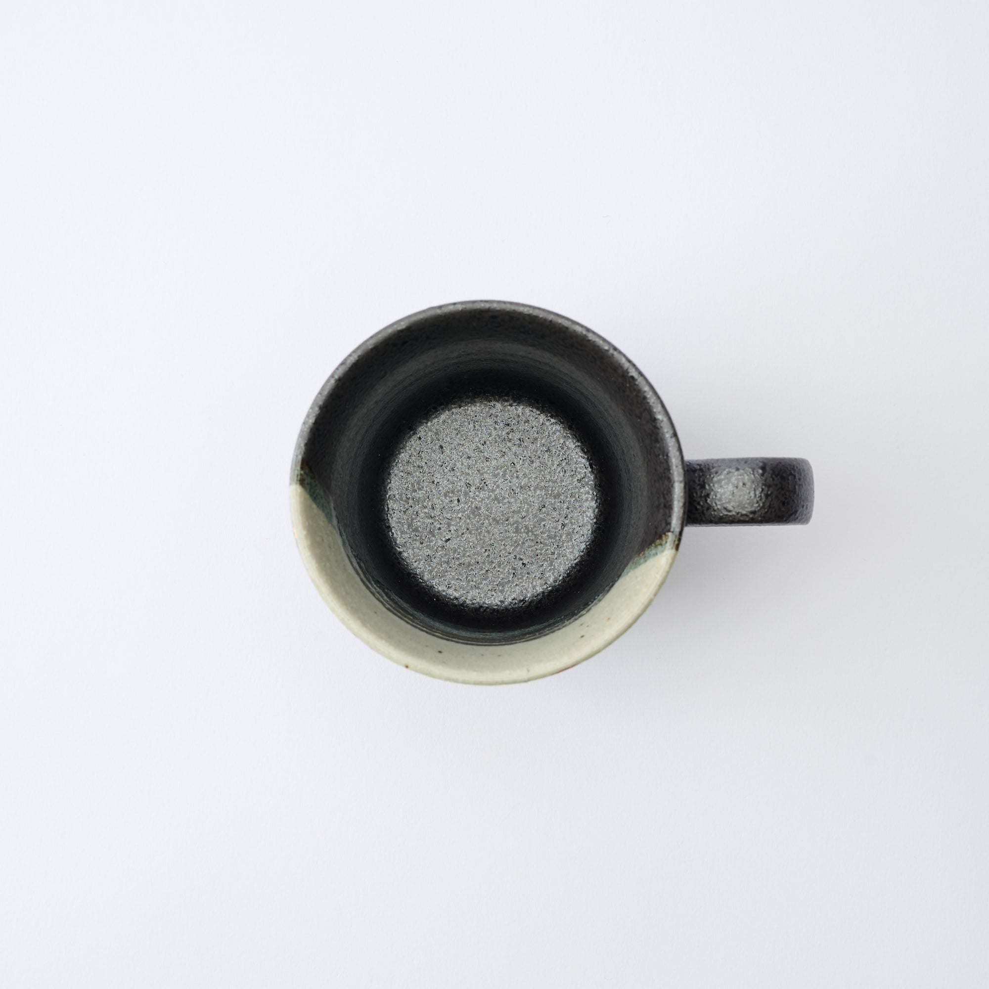 Hanazume on Black Mug Pair - JAPAN KUTANI SHOP