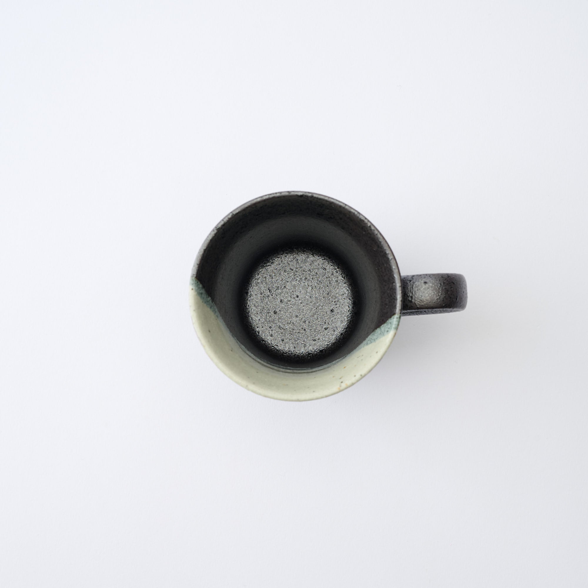 Hanazume on Black Mug Pair - JAPAN KUTANI SHOP
