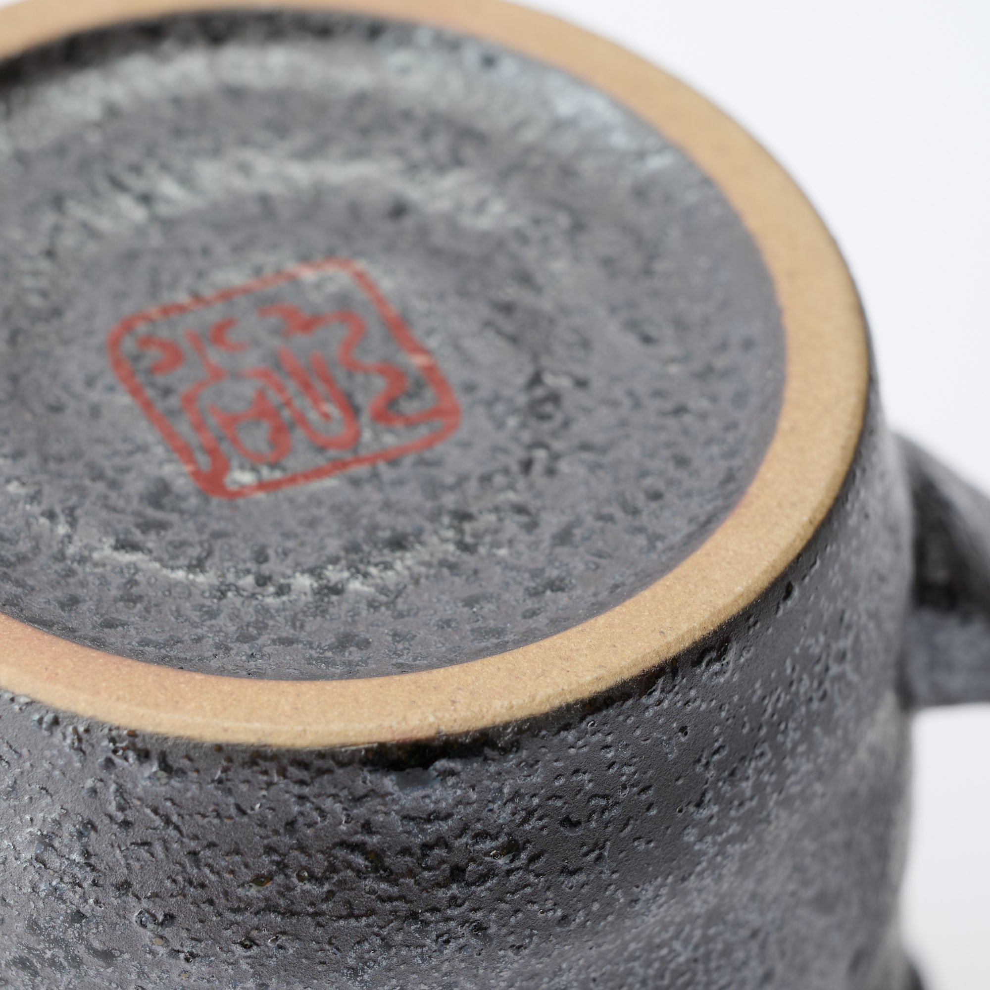 Hanazume on Black Mug Pair - JAPAN KUTANI SHOP