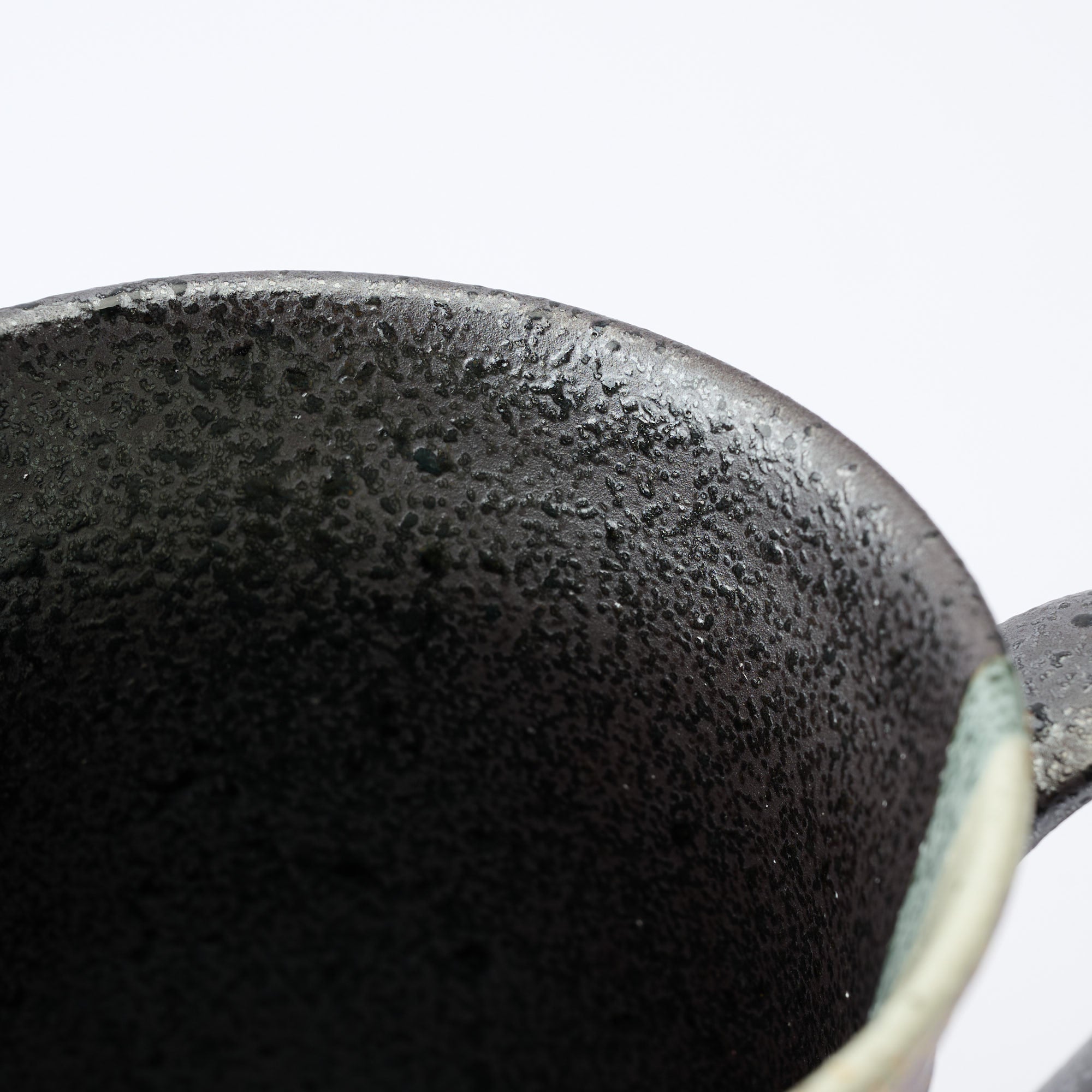 Hanazume on Black Mug Pair - JAPAN KUTANI SHOP