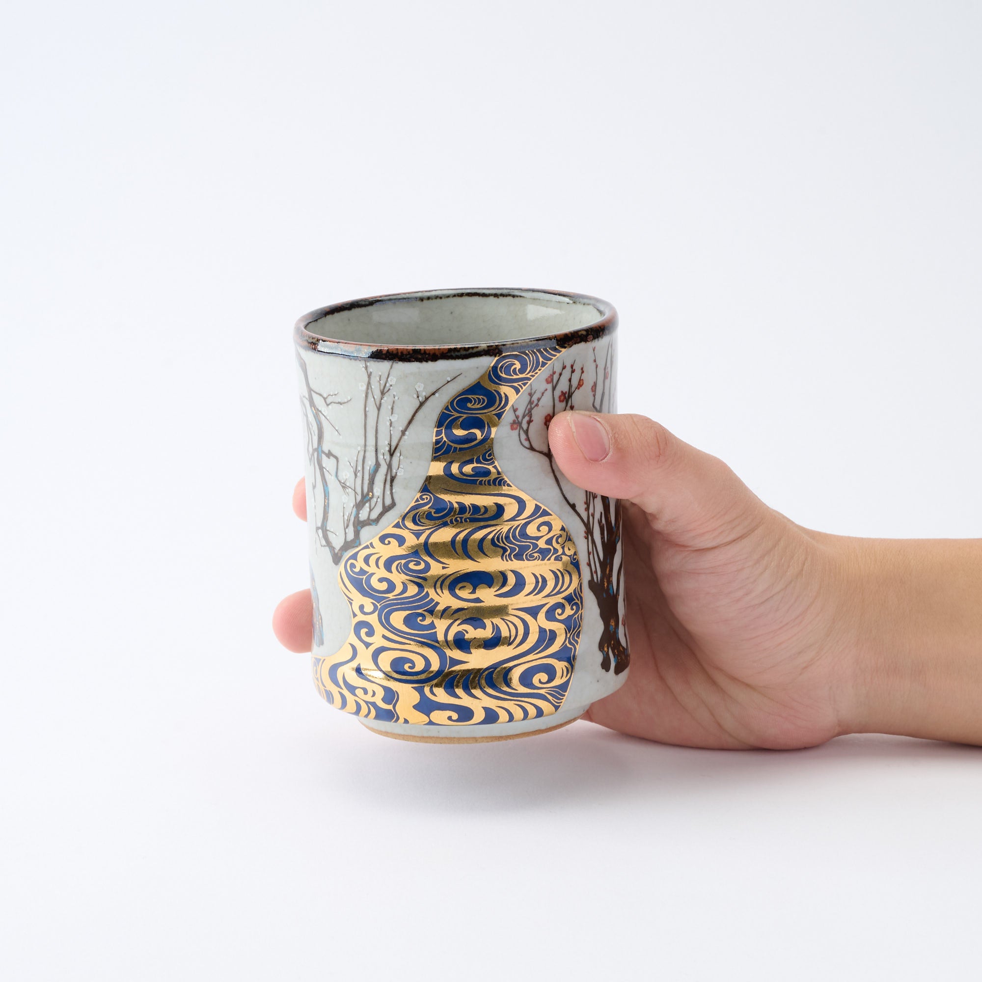 Korinbai Yunomi Japanese Teacup - JAPAN KUTANI SHOP