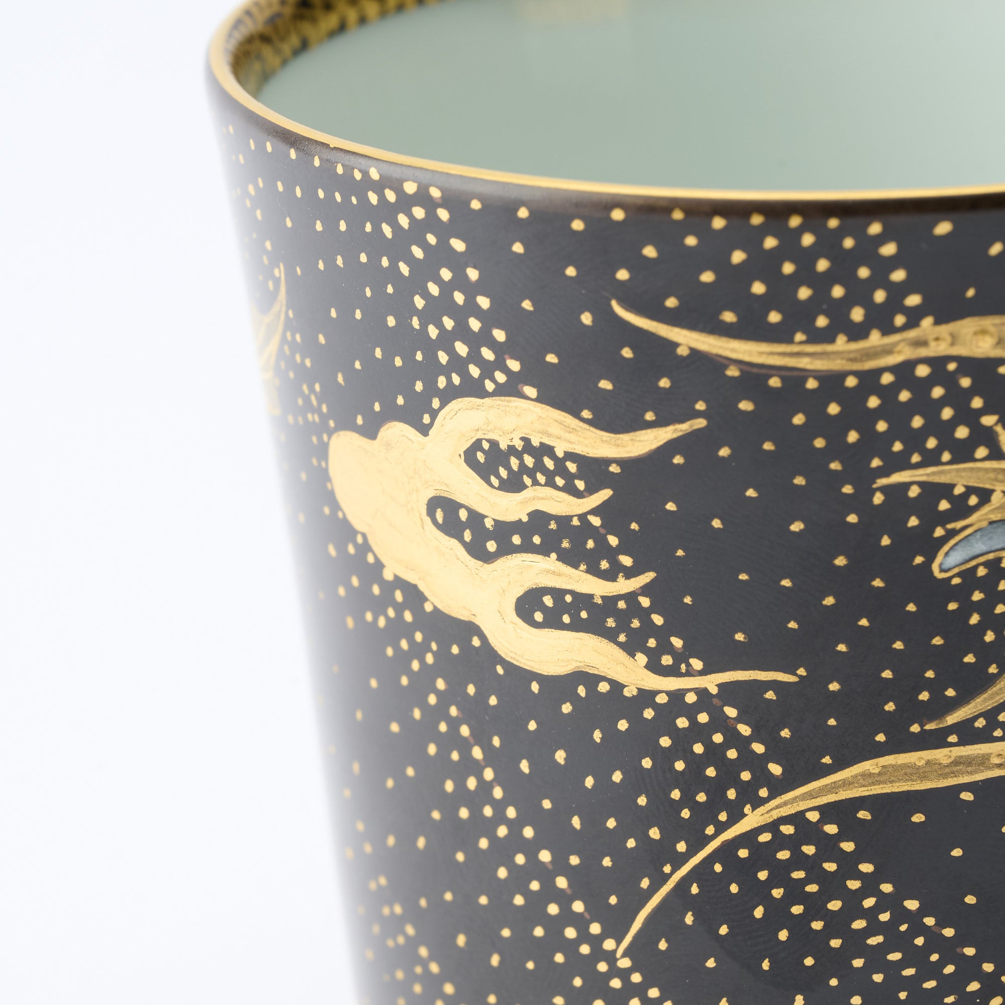 Kinrande Dragon & Phoenix Cup Pair - JAPAN KUTANI SHOP