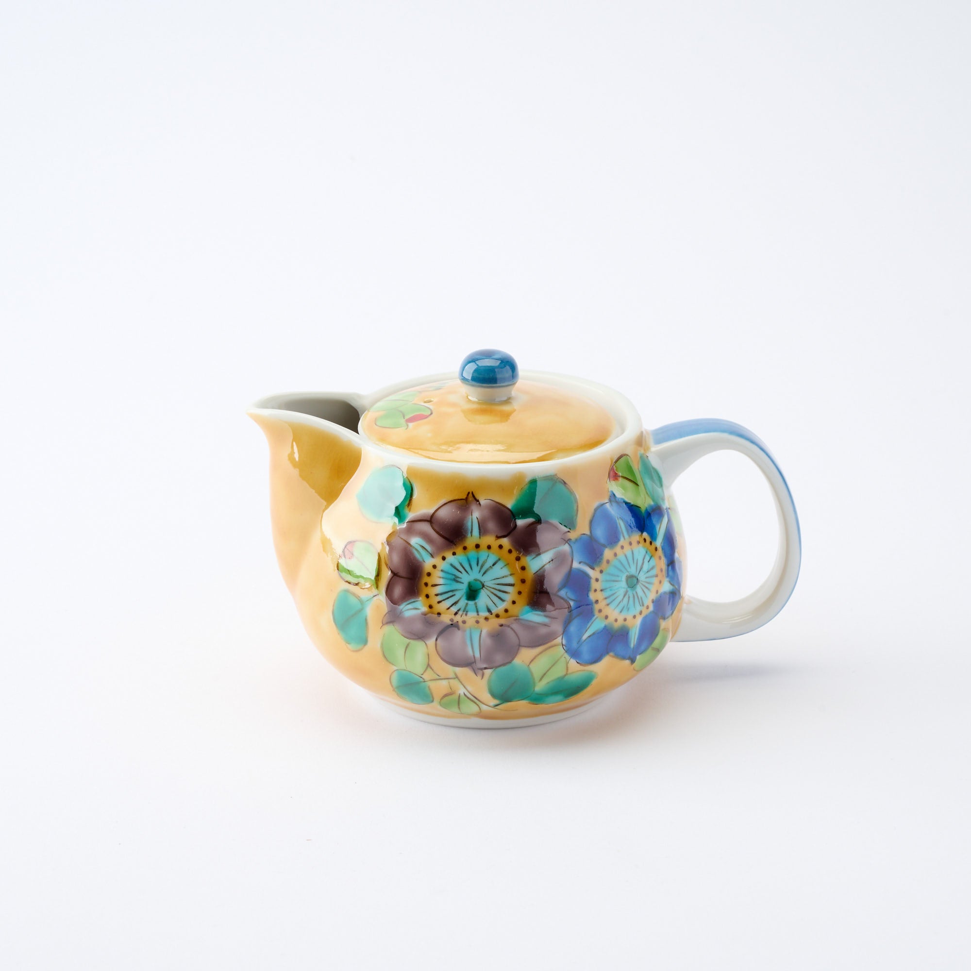 Yoshidaya Peony Japaese Teapot - JAPAN KUTANI SHOP