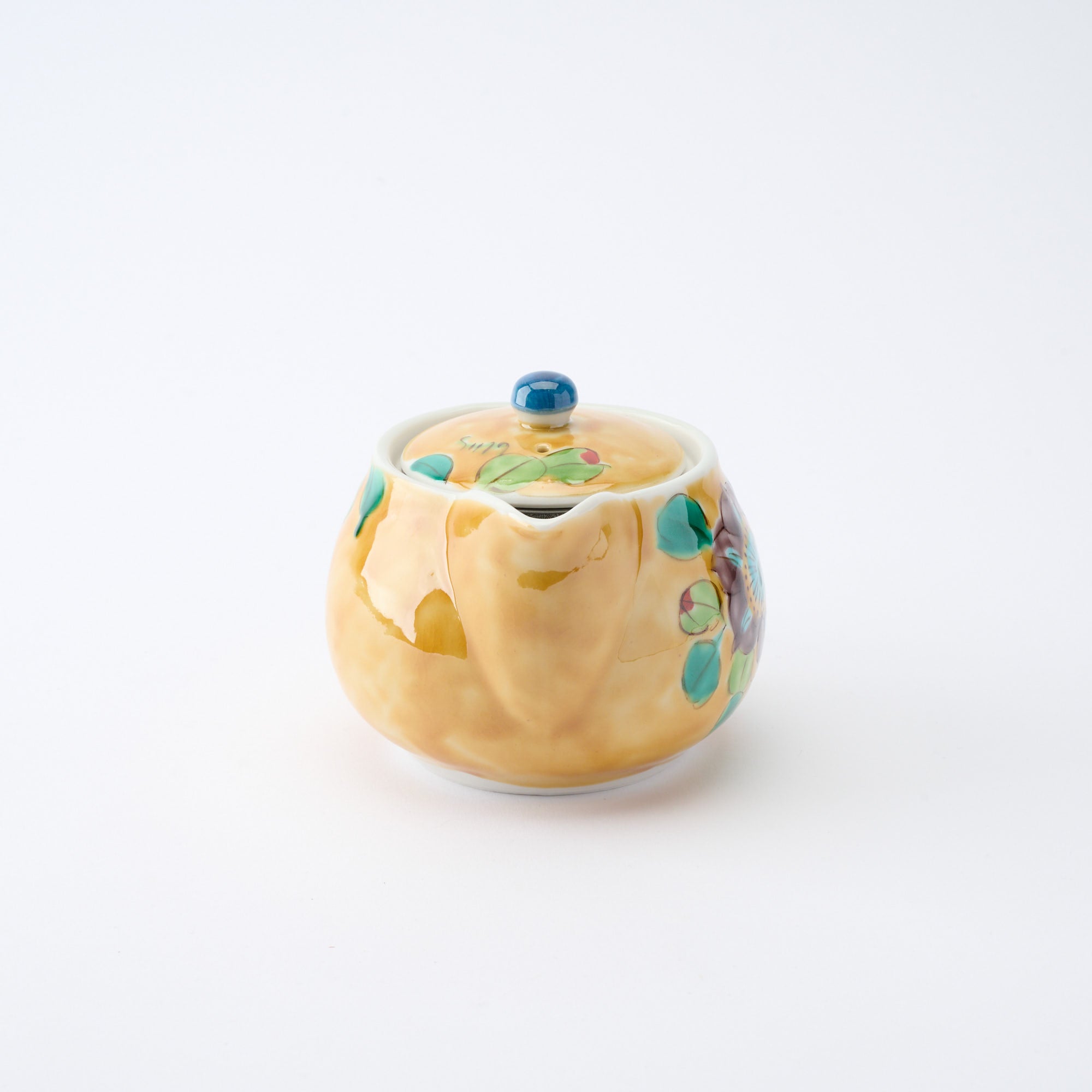 Yoshidaya Peony Japaese Teapot - JAPAN KUTANI SHOP