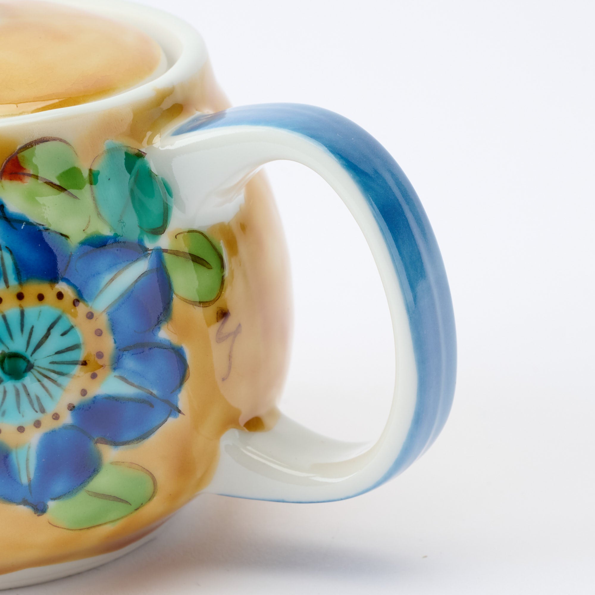 Yoshidaya Peony Japaese Teapot - JAPAN KUTANI SHOP