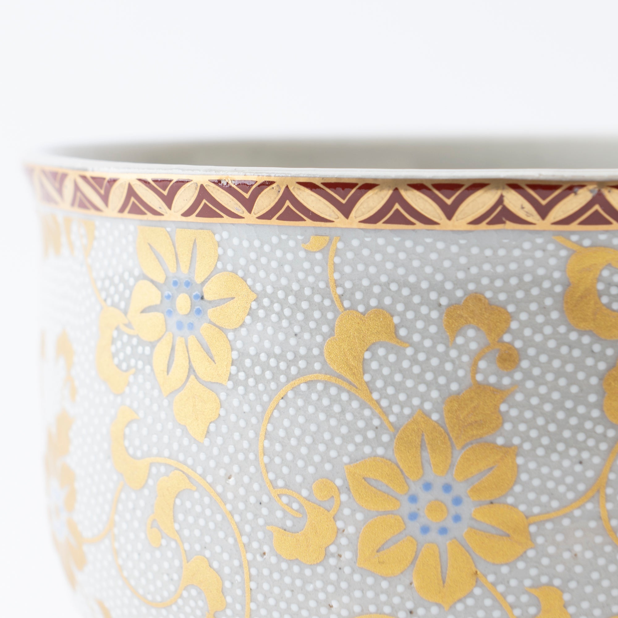 Clematis Chibu Matcha Bowl - JAPAN KUTANI SHOP