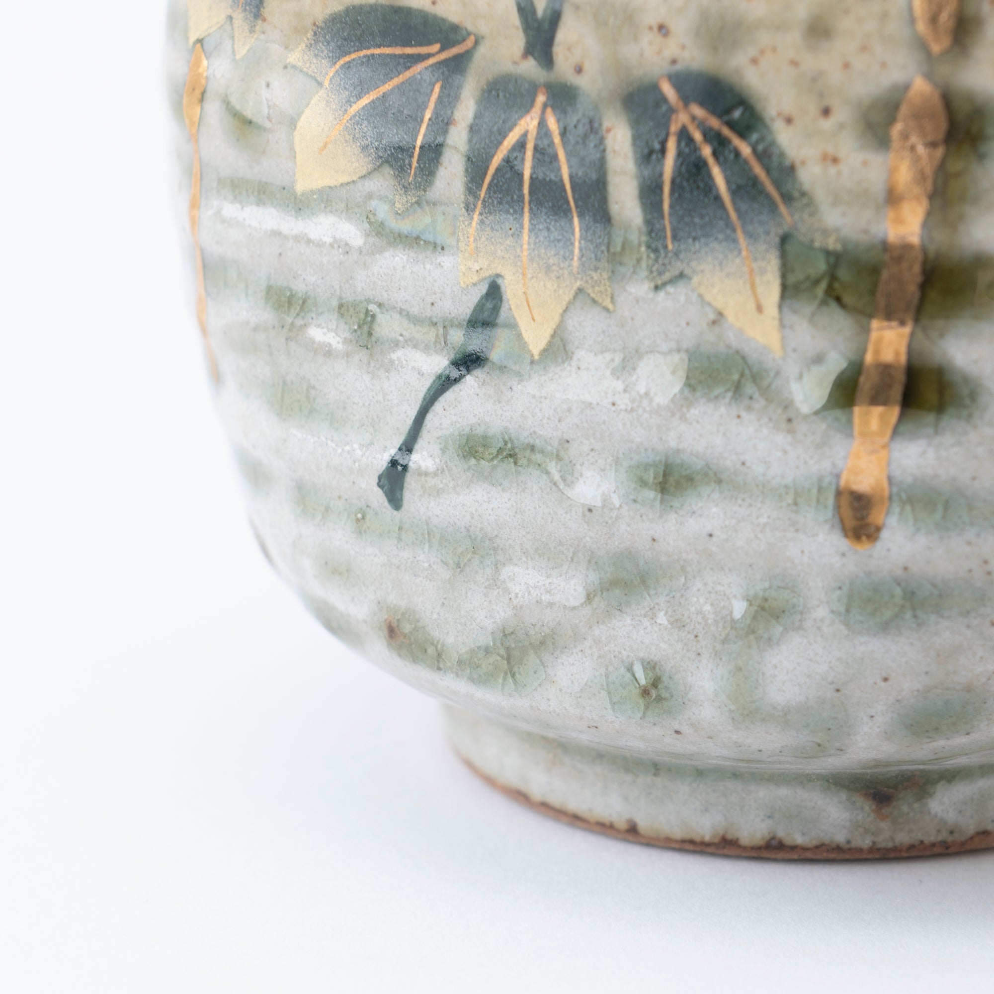 White Clematis Sake Set - JAPAN KUTANI SHOP