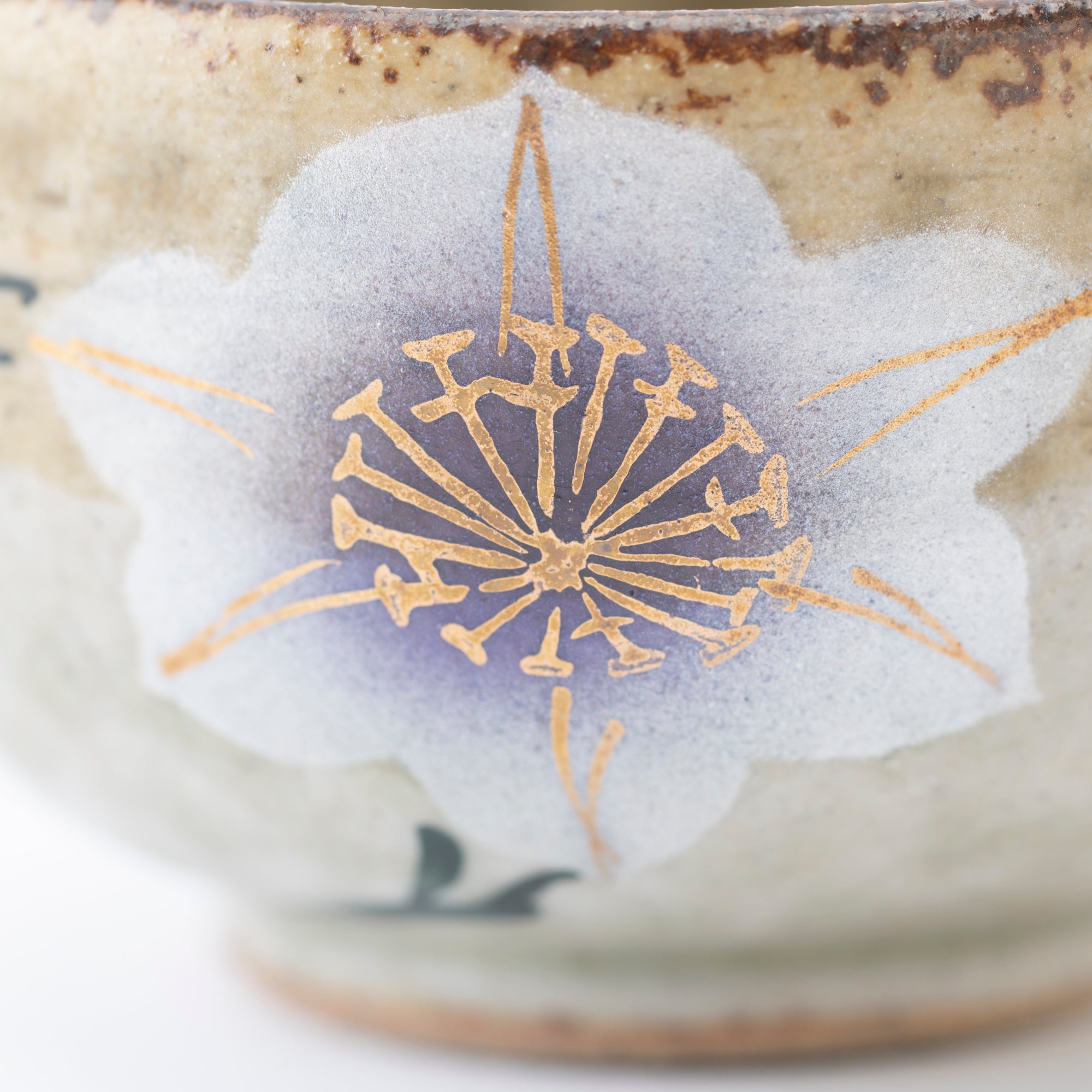 White Clematis Sake Set - JAPAN KUTANI SHOP