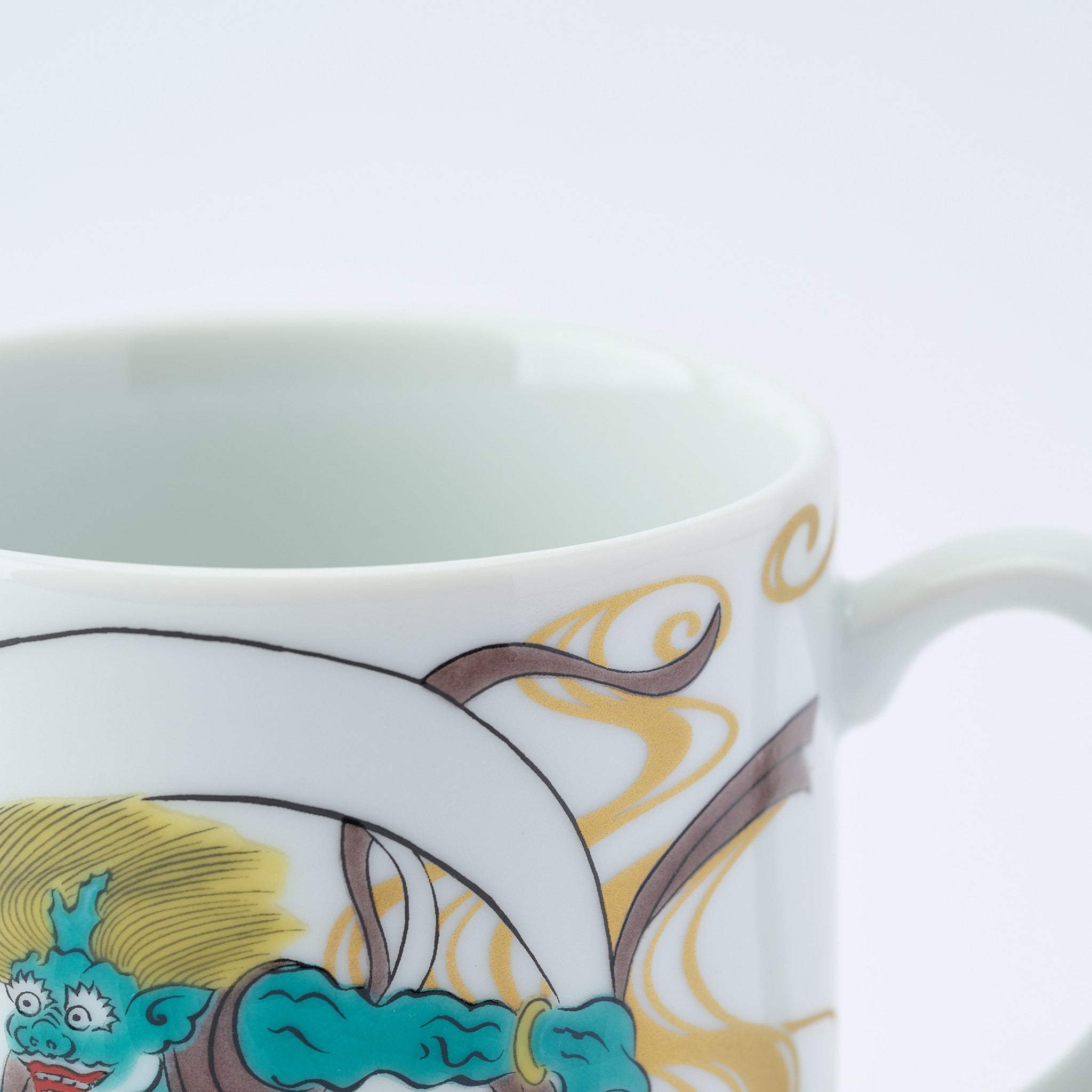 Fujin Raijin Mug - JAPAN KUTANI SHOP