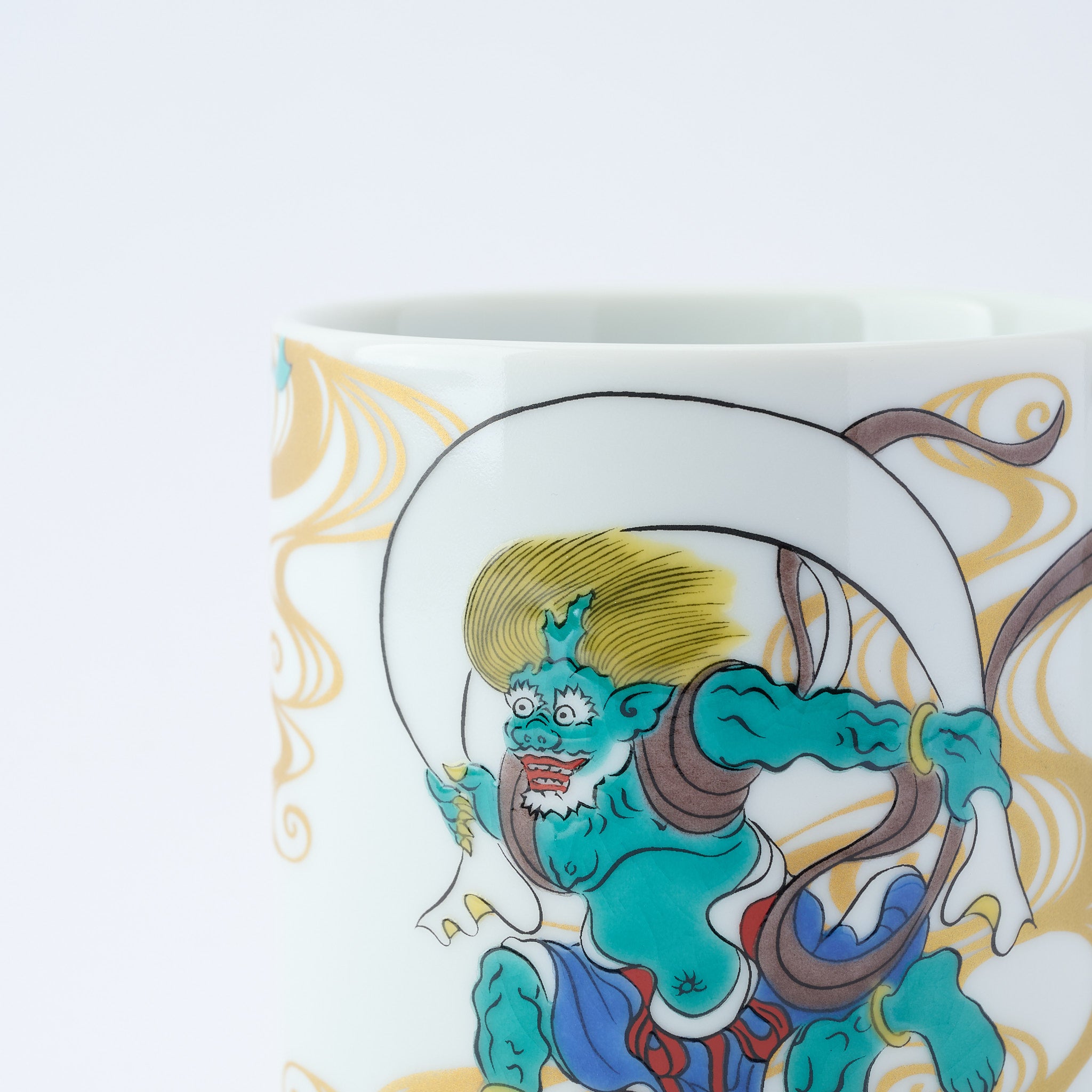 Fujin Raijin Mug - JAPAN KUTANI SHOP
